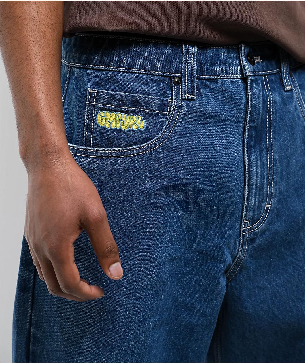 Empyre Grey Wash Ultra Loose Skate Jeans Product Image