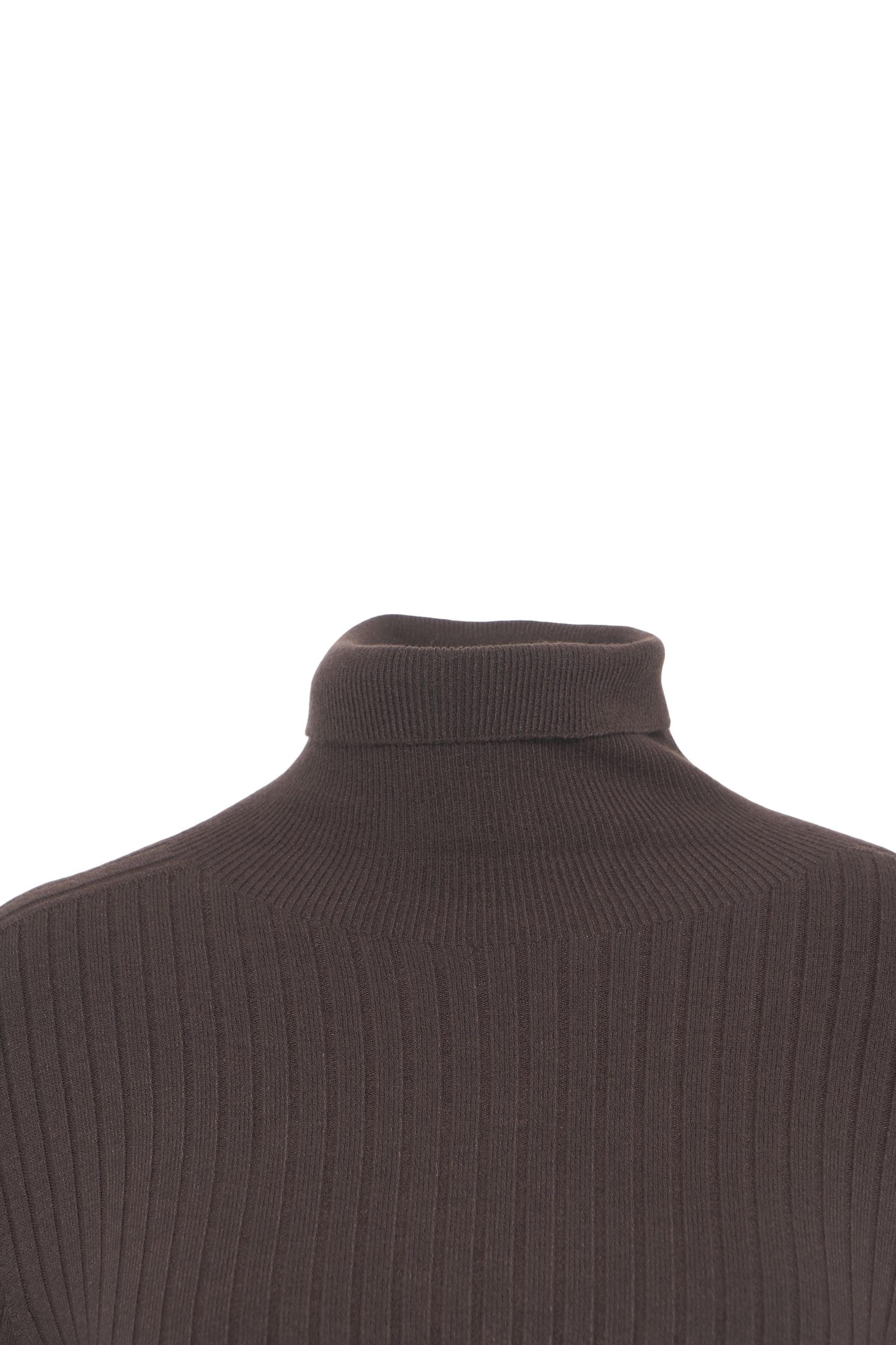Turtleneck knit sweater Product Image
