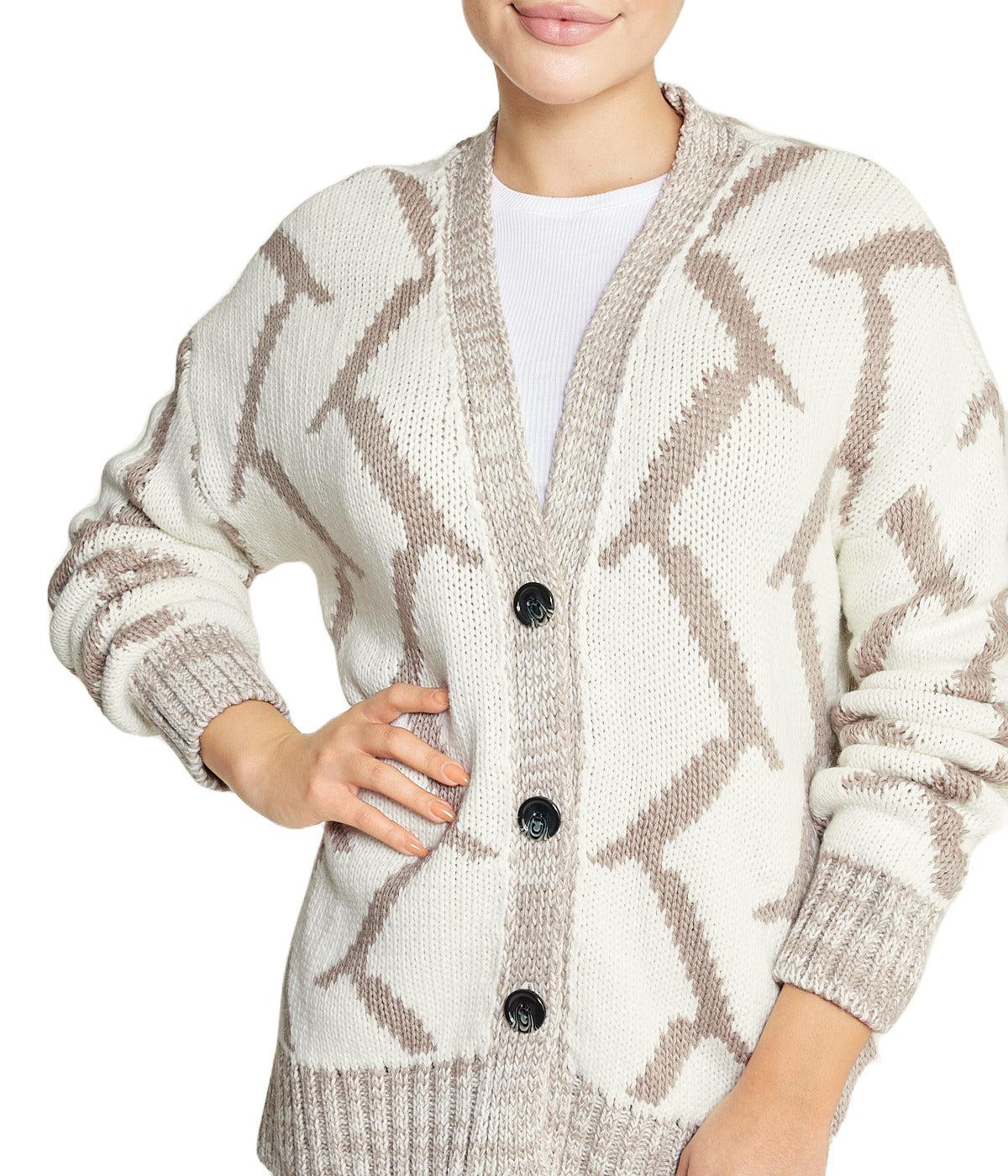 Mixed Media Cardigan Product Image