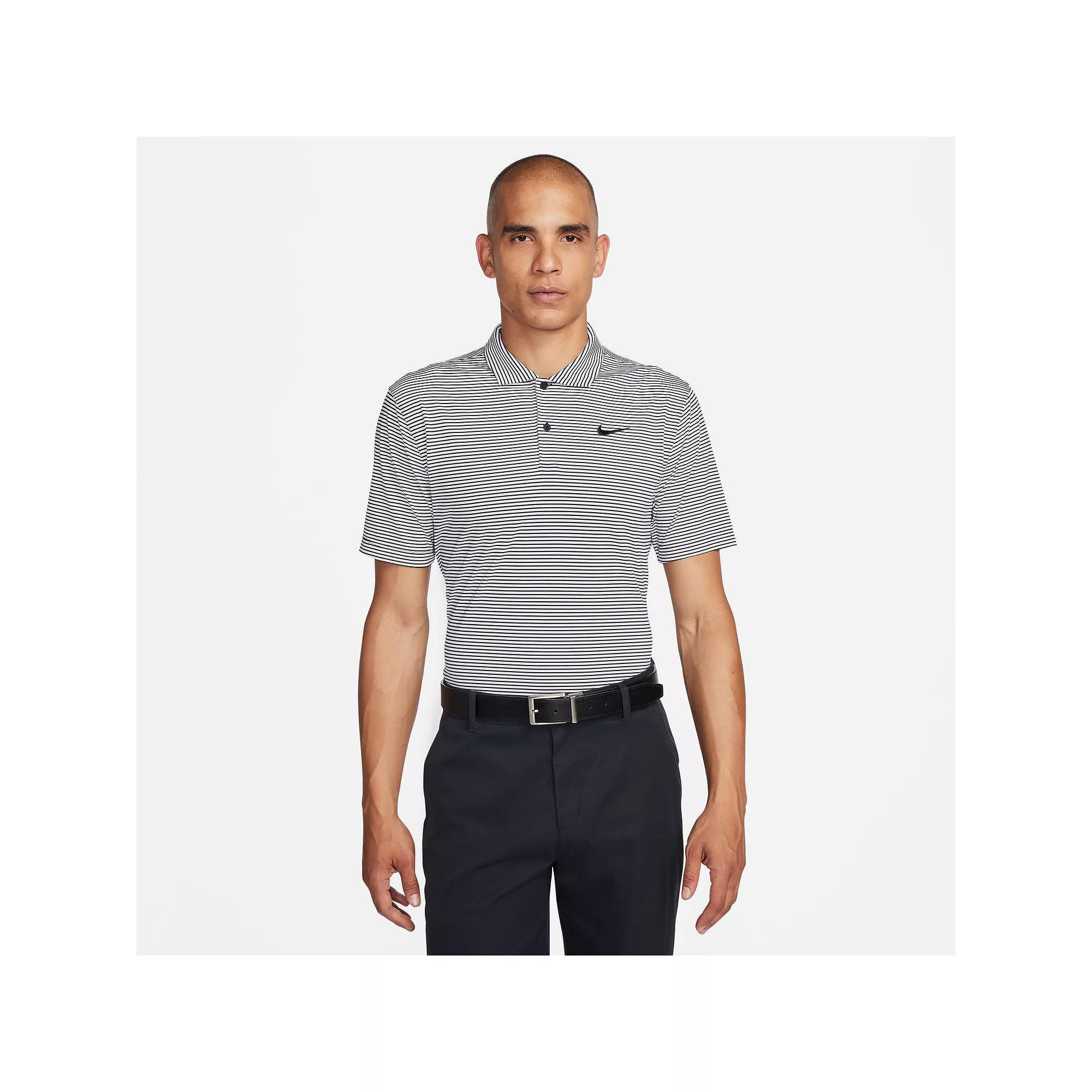Men's Nike Striped Dri-FIT Golf Polo,  Product Image