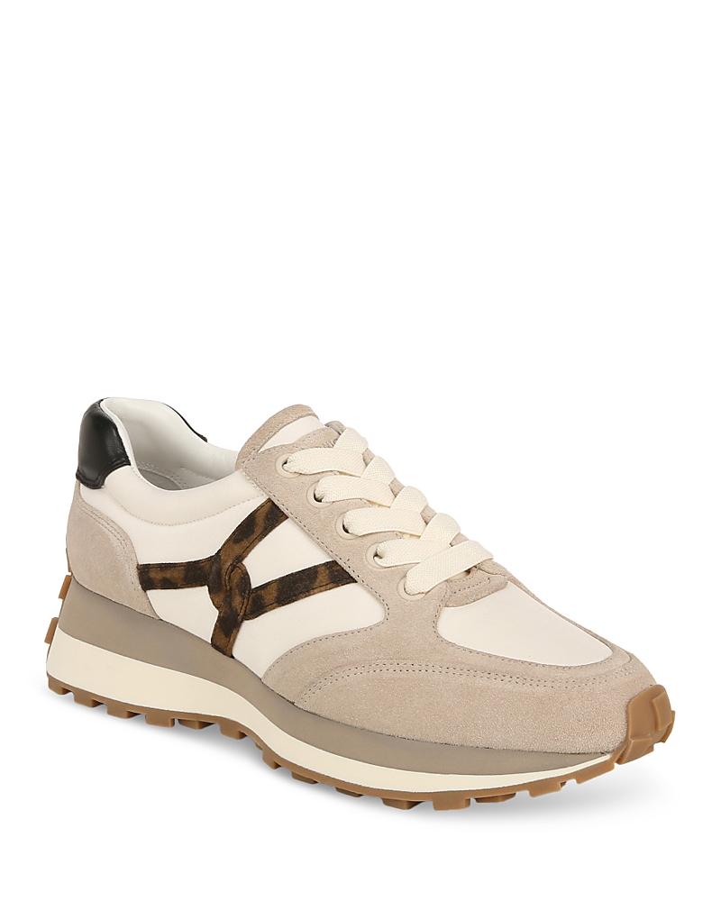 Womens Valentina Oxford-Inspired Suede-Canvas Low-Top Sneakers Product Image