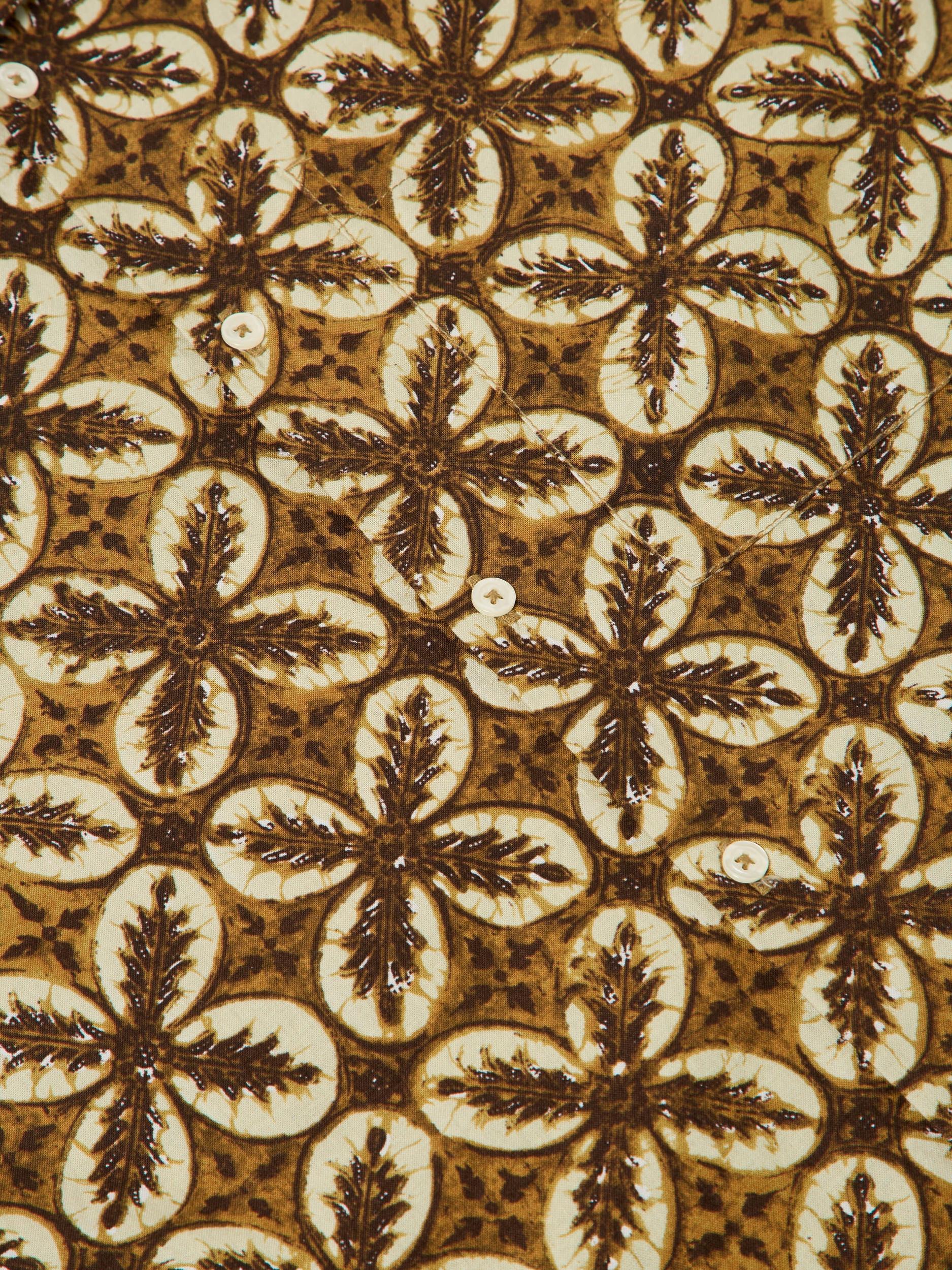 Brown Lobby Print Camp Shirt Product Image