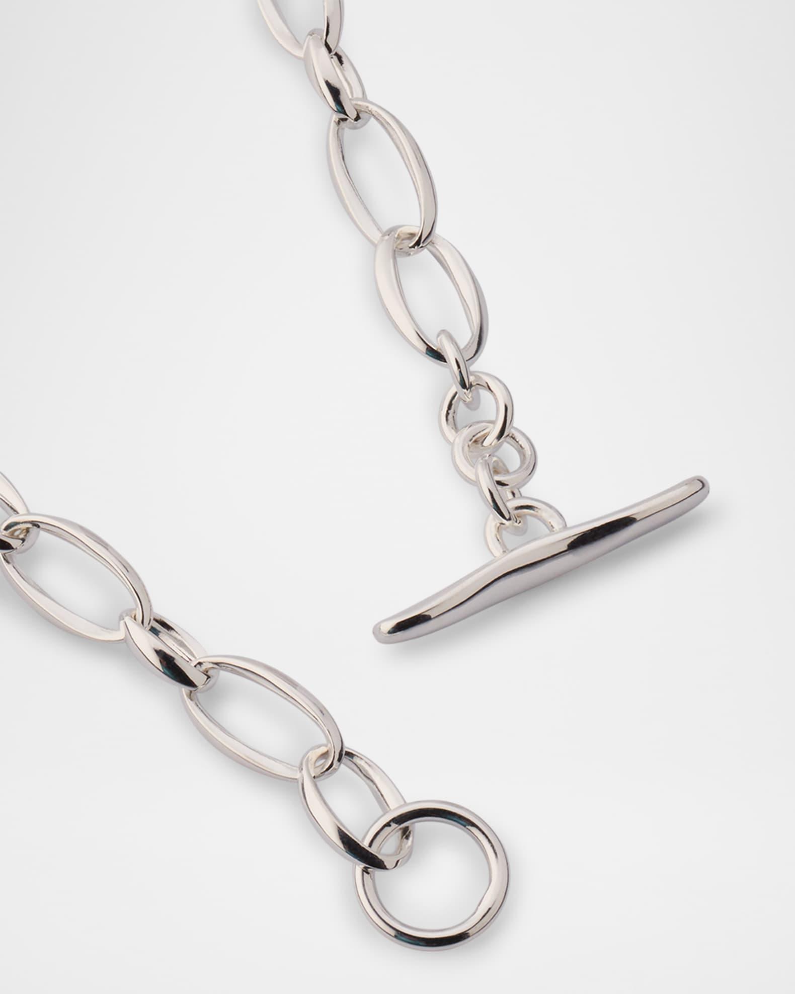 Rock Candy Sterling Silver Keystone Pendant Chain Necklace Product Image