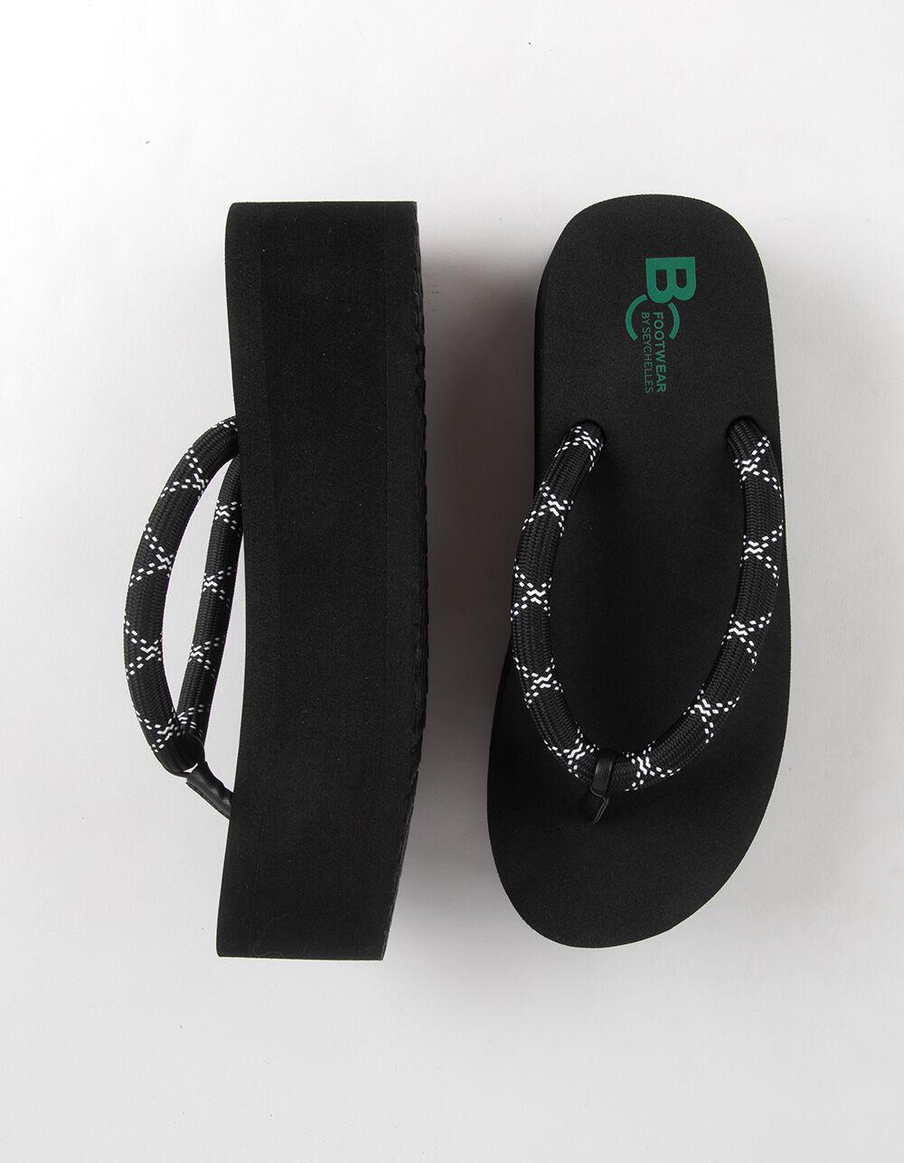 BC FOOTWEAR by Seychelles Pretty Penny Womens Platform Sandals - BLACK Product Image
