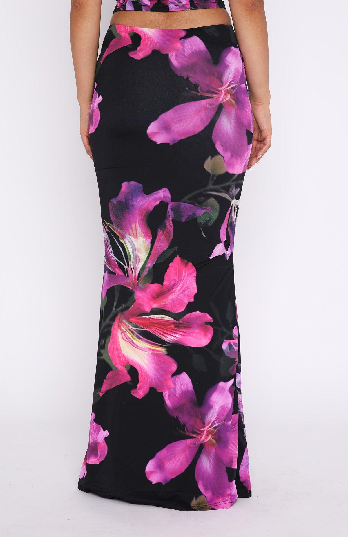 Sweet Salutations Maxi Skirt Purple Haze Product Image