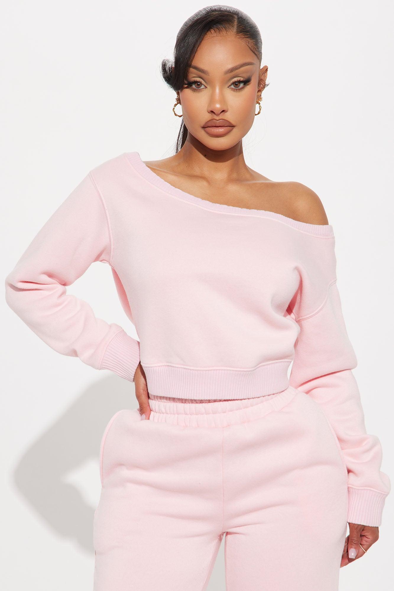 Sammie Fleece Pant Set - Pink Product Image