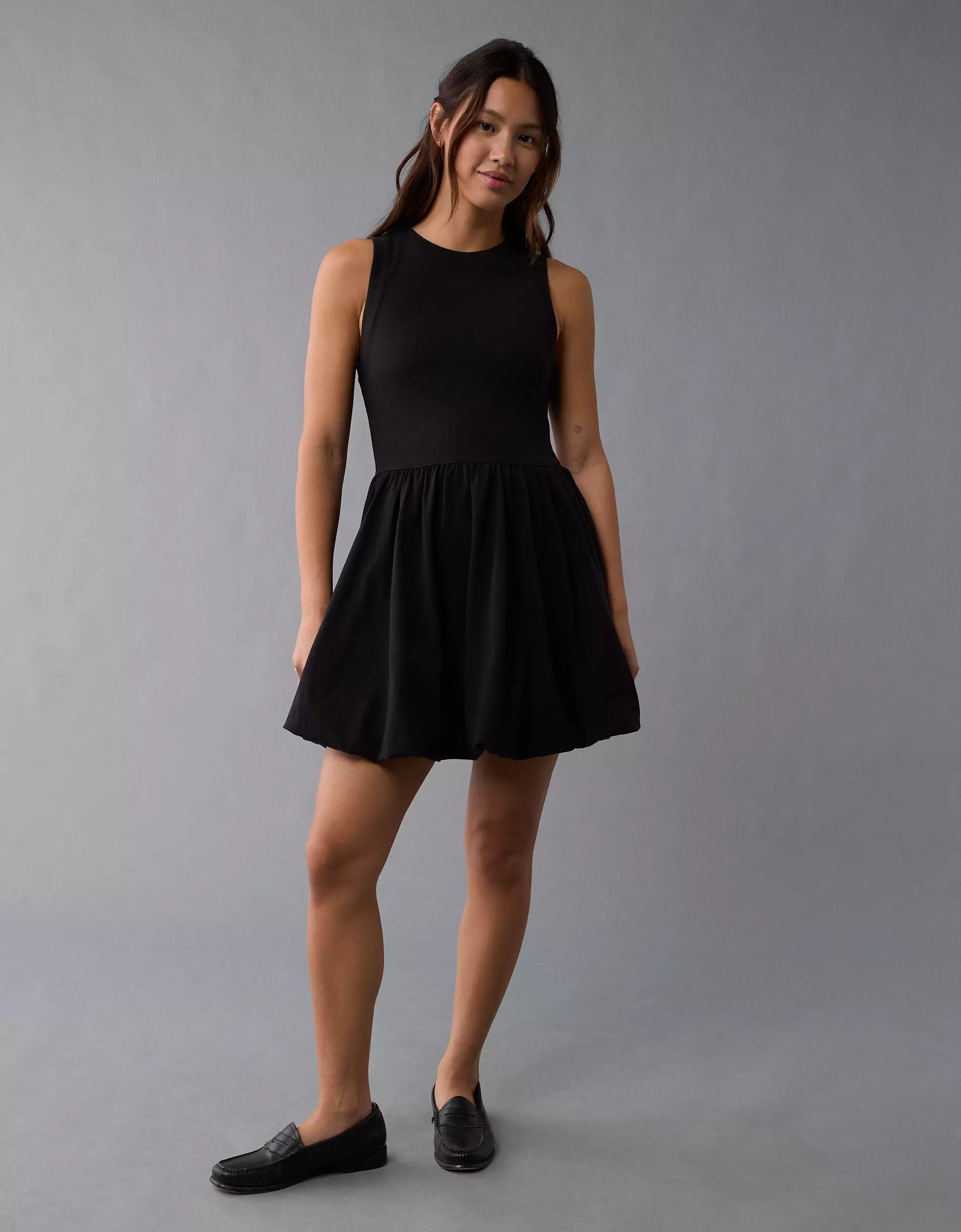 AE Bubble Skirt Mini Dress Product Image