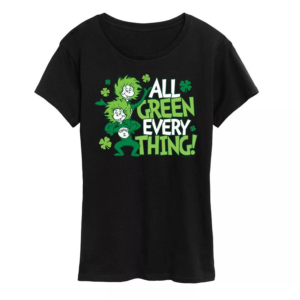 Women's Dr. Seuss Thing 1 & Thing 2 St. Patrick's Graphic Tee,  Product Image