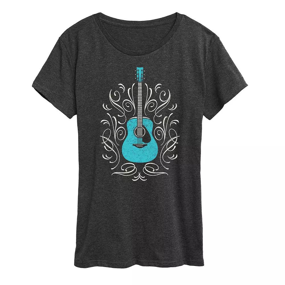 Women's Southern Guitar Graphic Tee,  Product Image