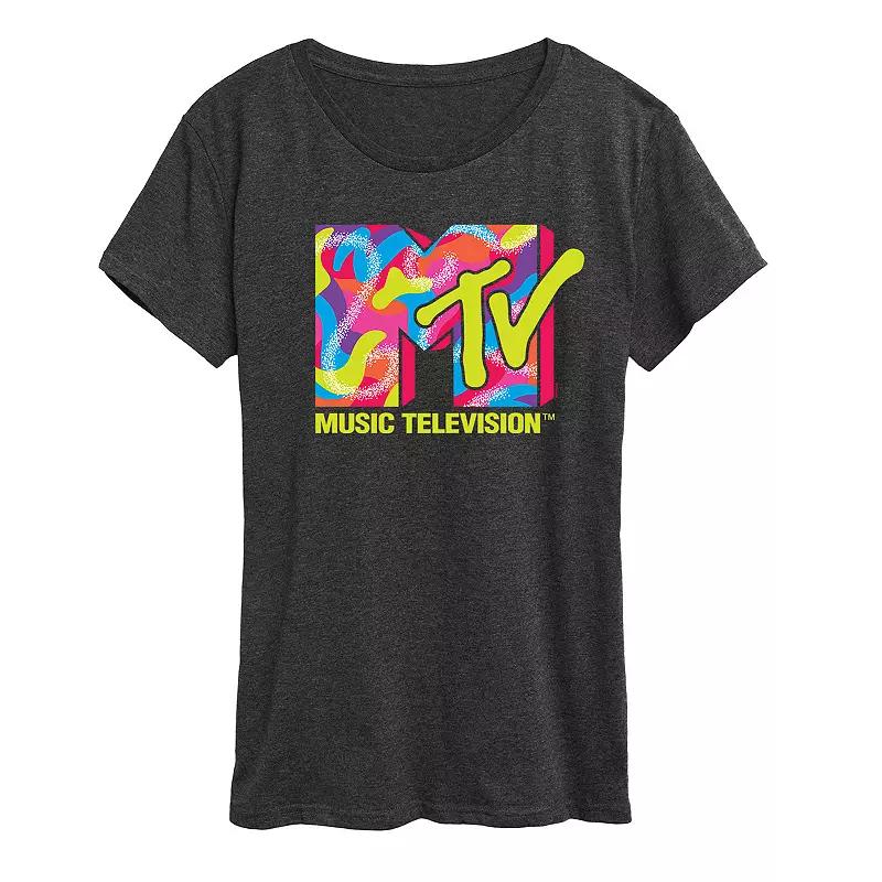 Women's MTV Logo Malibu Skate Graphic Tee,  Product Image