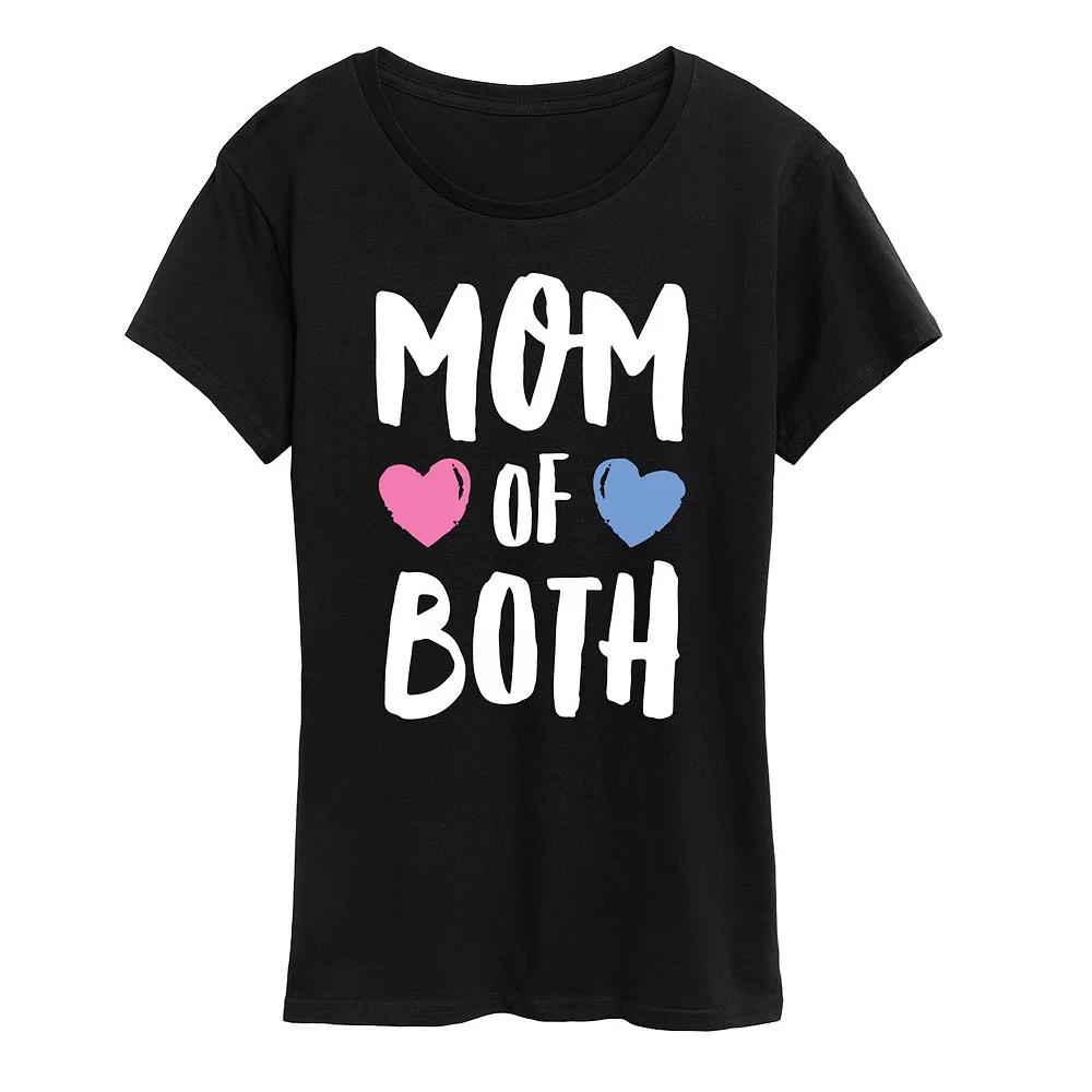 Women's Mom of Both Graphic Tee, Girl's,  Product Image