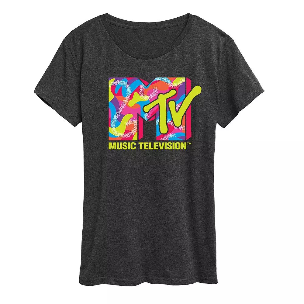 Women's MTV Logo Malibu Skate Graphic Tee,  Product Image