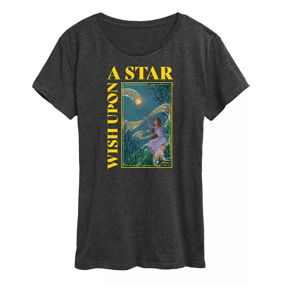 Disney's Wish Asha Women's Upon A Star Graphic Tee, Girl's,  Product Image