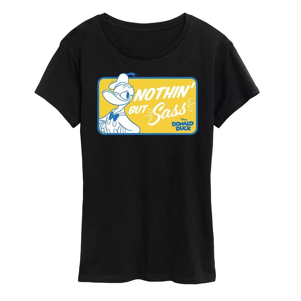 Disney's Donald Duck Women's Nothin' But Sass Graphic Tee,  Product Image