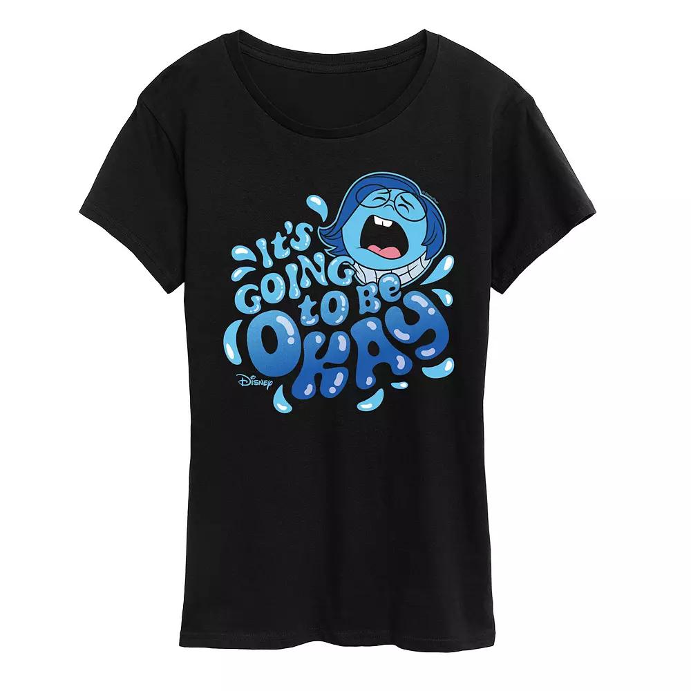 Disney / Pixar's Inside Out 2 Sadness Women's It's Going To Be OK Graphic Tee,  Product Image