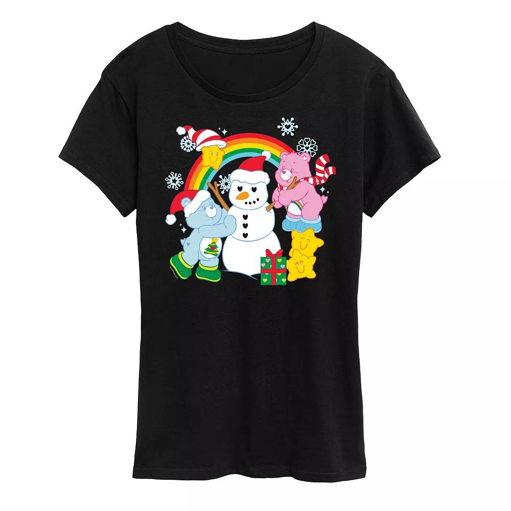 Women's Care Bears Snowman Graphic Tee, Girl's,  Product Image