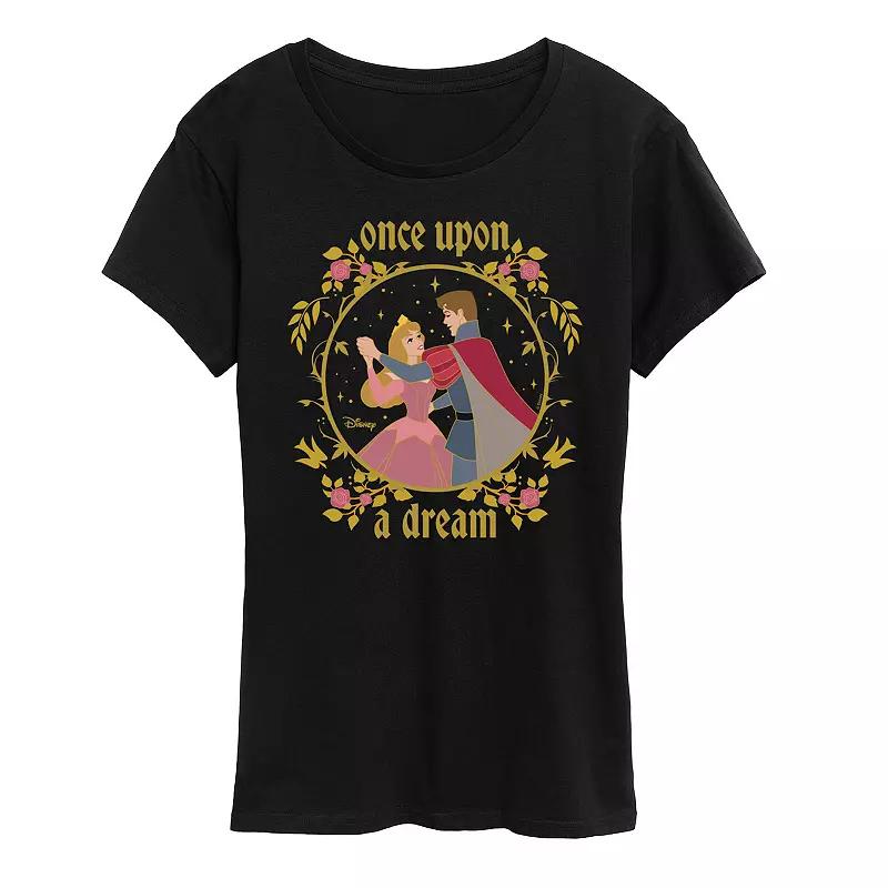 Disney's Sleeping Beauty Aurora & Prince Phillip Women's Once Upon A Dream Graphic Tee,  Product Image