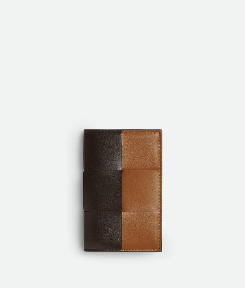 Men's Cassette Flap Card Case in Fondant/wood Product Image