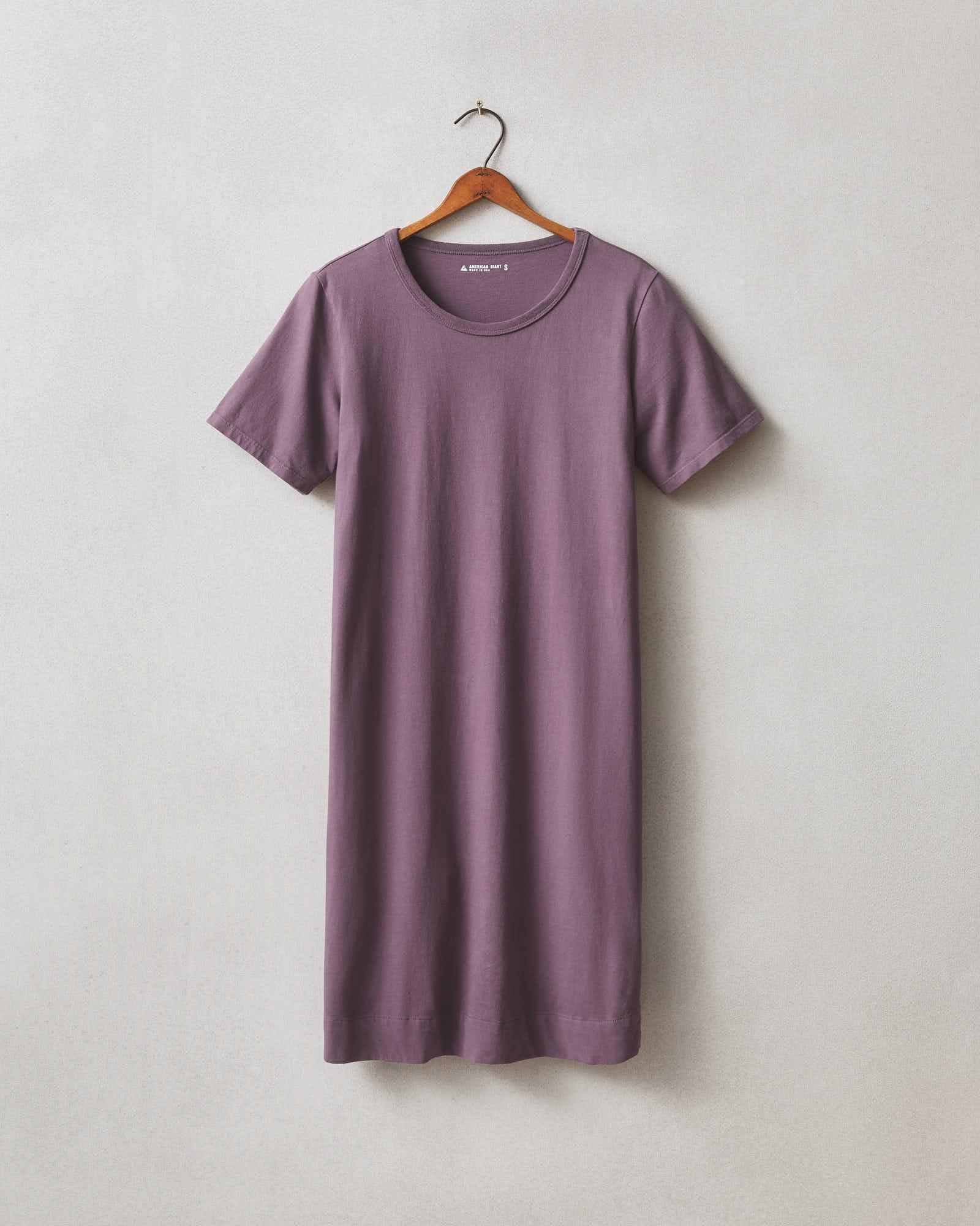 Women's T-Shirt Dress - Black Plum Product Image