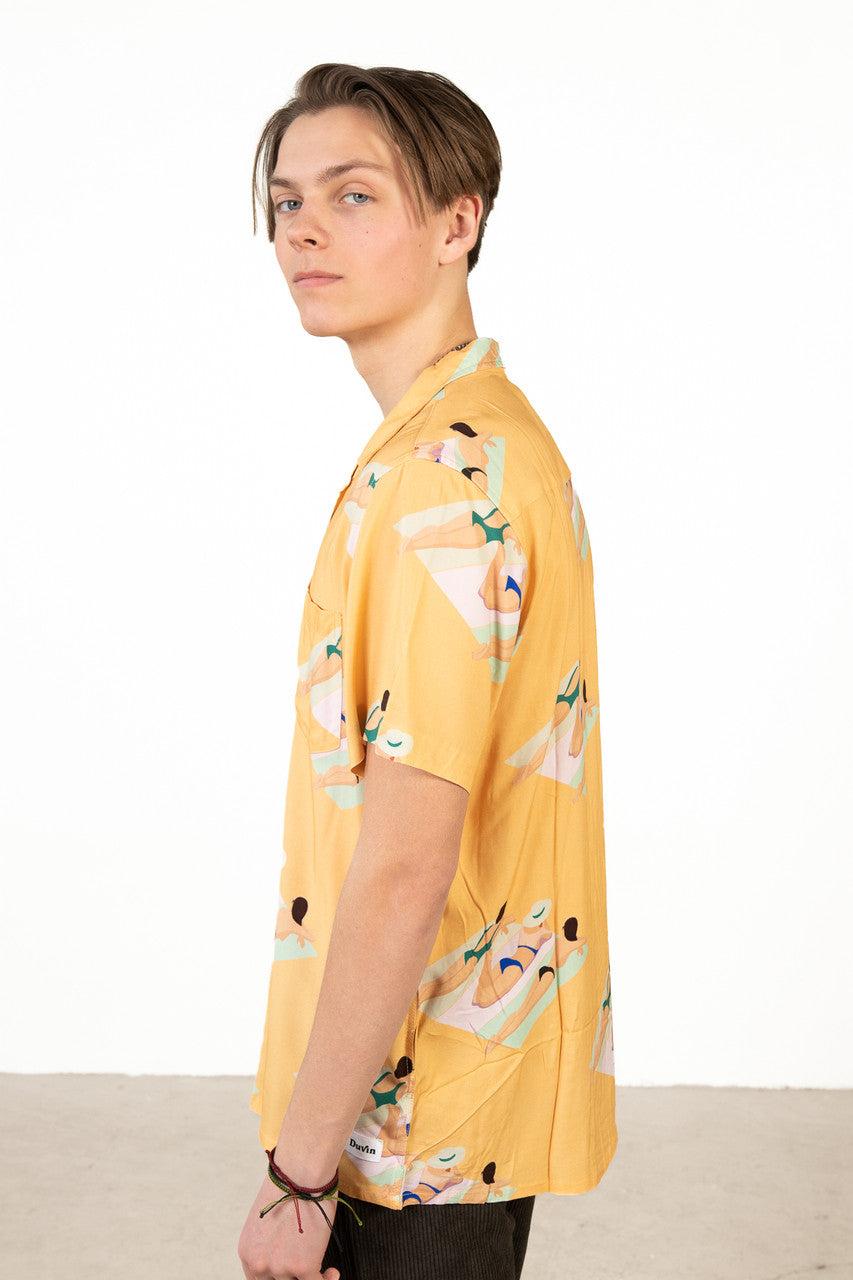 Yellow Beach Babes Hawaiian Shirt Product Image