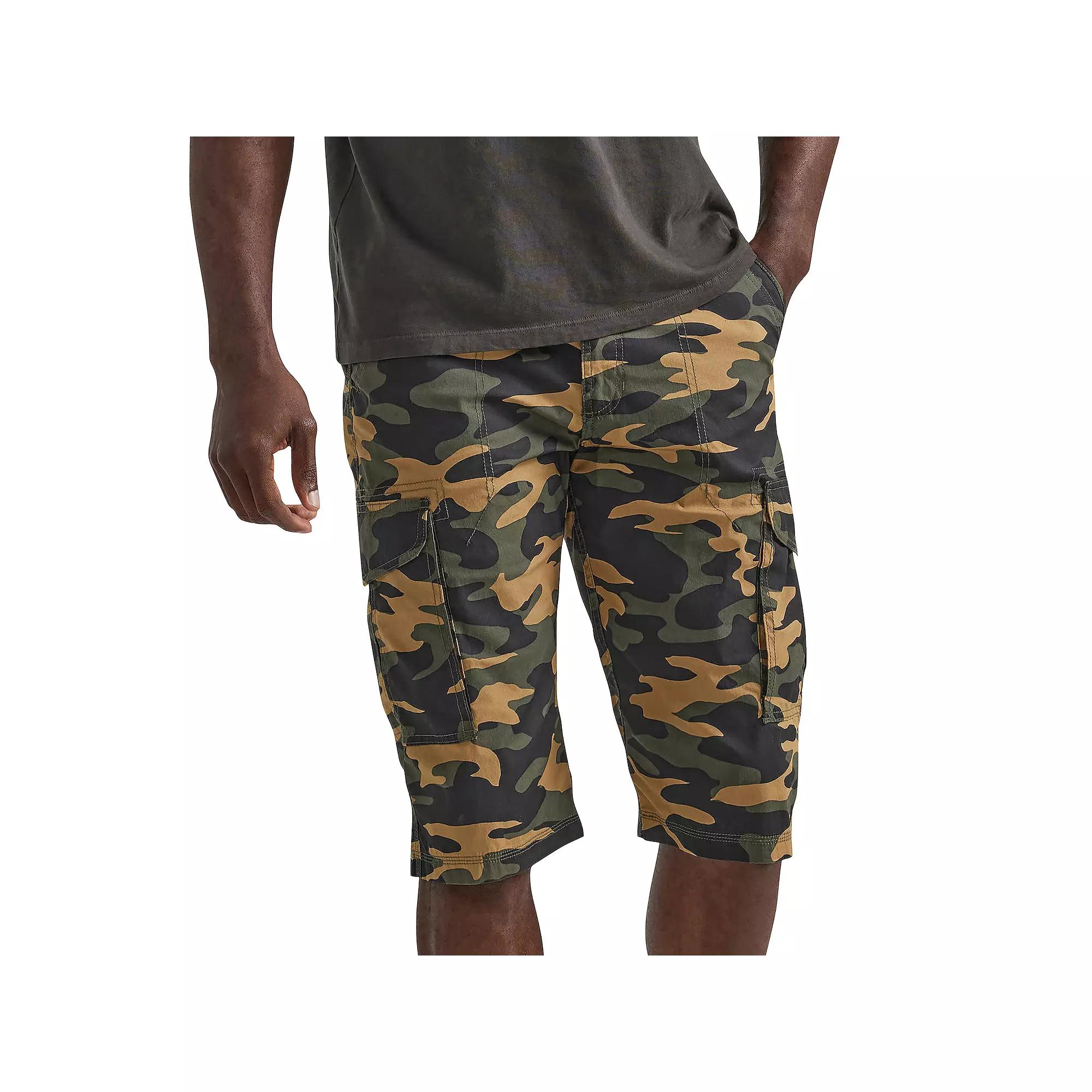 Men's Lee® 15" Sur Cargo Shorts, Size: 42, Brown Ellis Camo Product Image