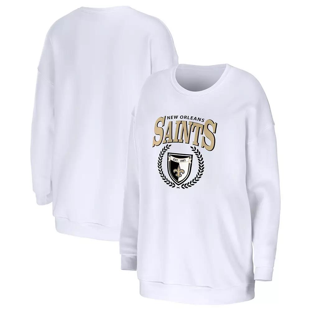 Women's WEAR by Erin Andrews White New Orleans Saints Over Product Image