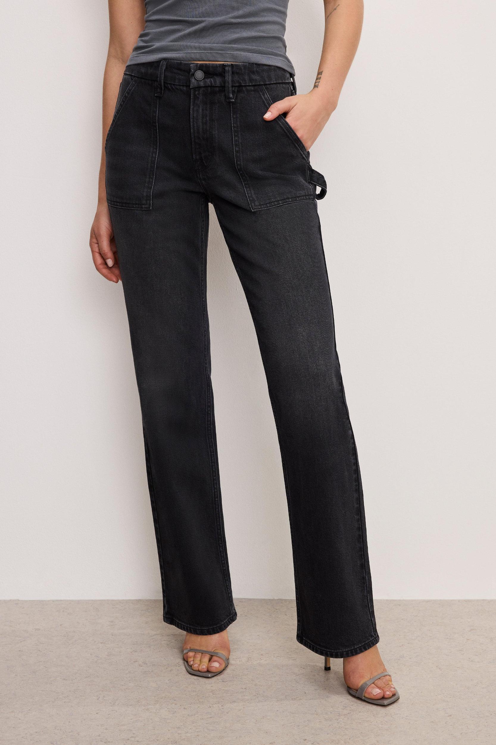 GOOD ICON STRAIGHT CARPENTER JEANS | BLACK354 Product Image