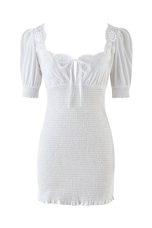 LEVI MINI DRESS - WHITE Product Image