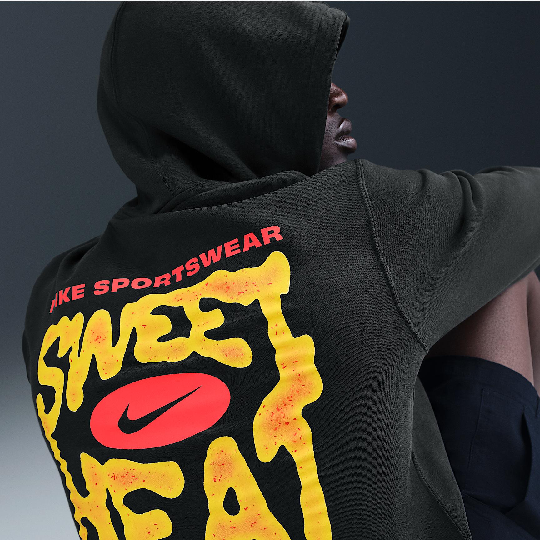 Mens Nike Sportswear Club Sole Food Pullover Fleece Hoodie | IB4144-045 Product Image