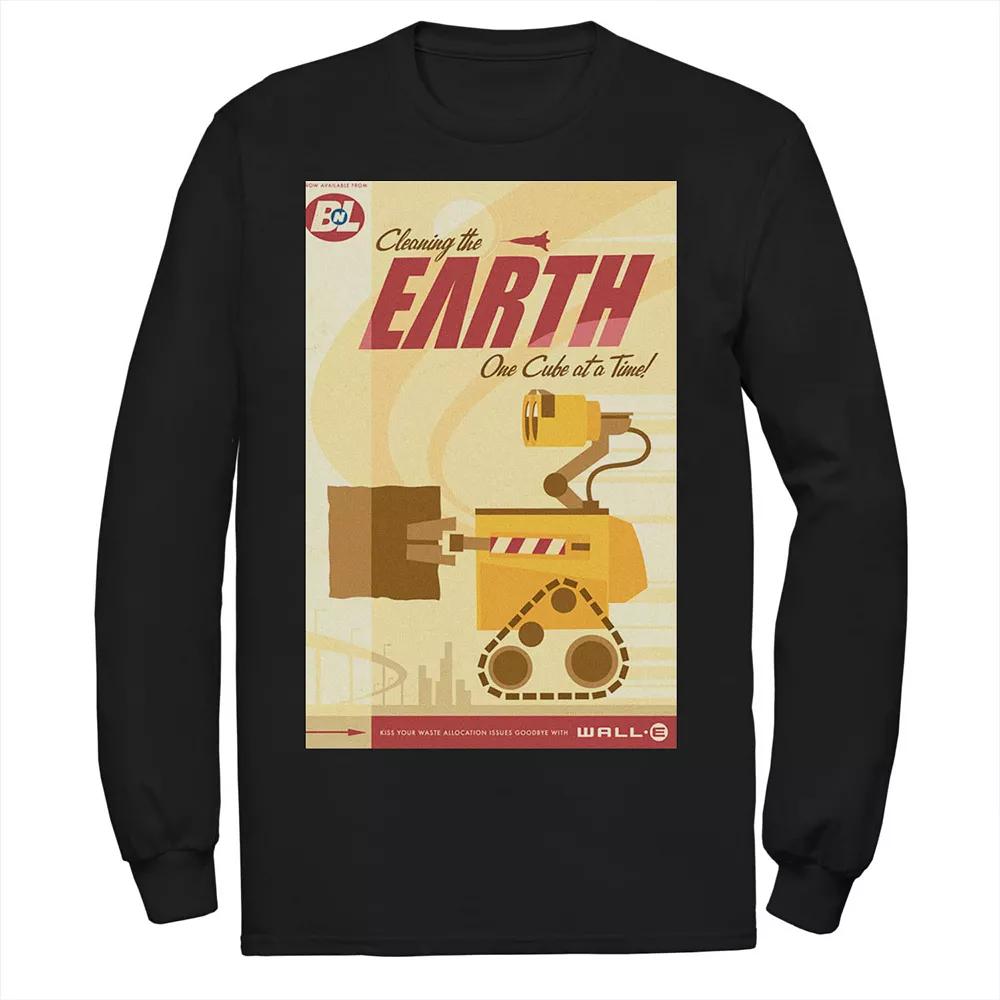 Disney / Pixar's WALL-E Men's Cleaning The Earth One Cube At A Time Tee,  Product Image