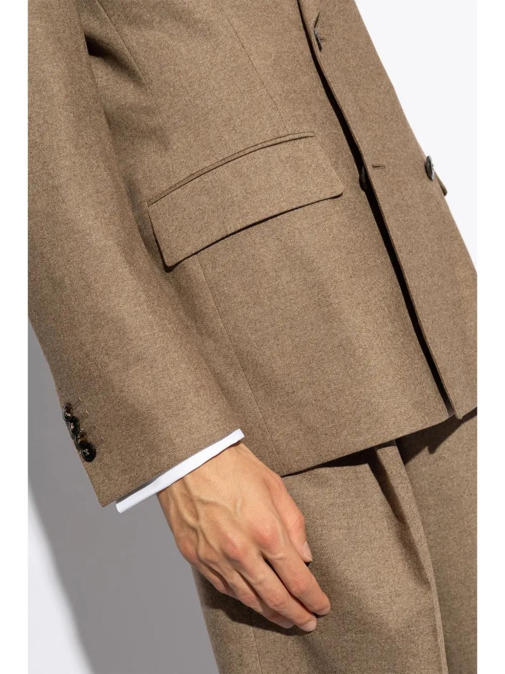 double-breasted wool suit Product Image
