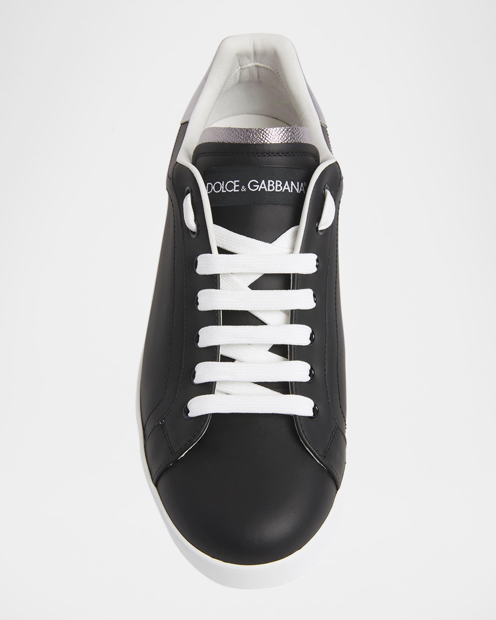 Men's Calfskin Portofino Low-Top Sneakers Product Image