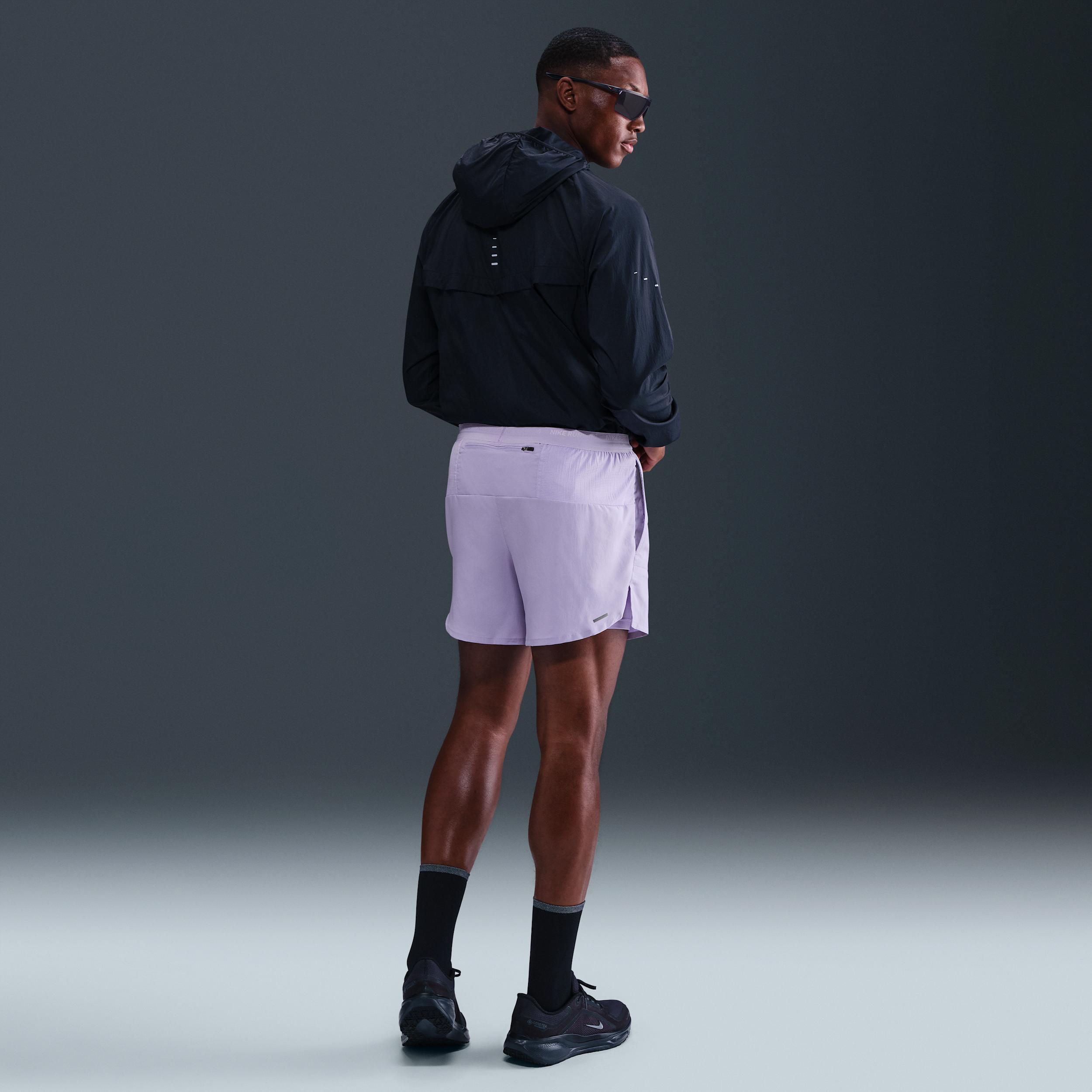 Nike Mens Stride Dri-FIT 5 2-in-1 Running Shorts | FN2992-515 Product Image