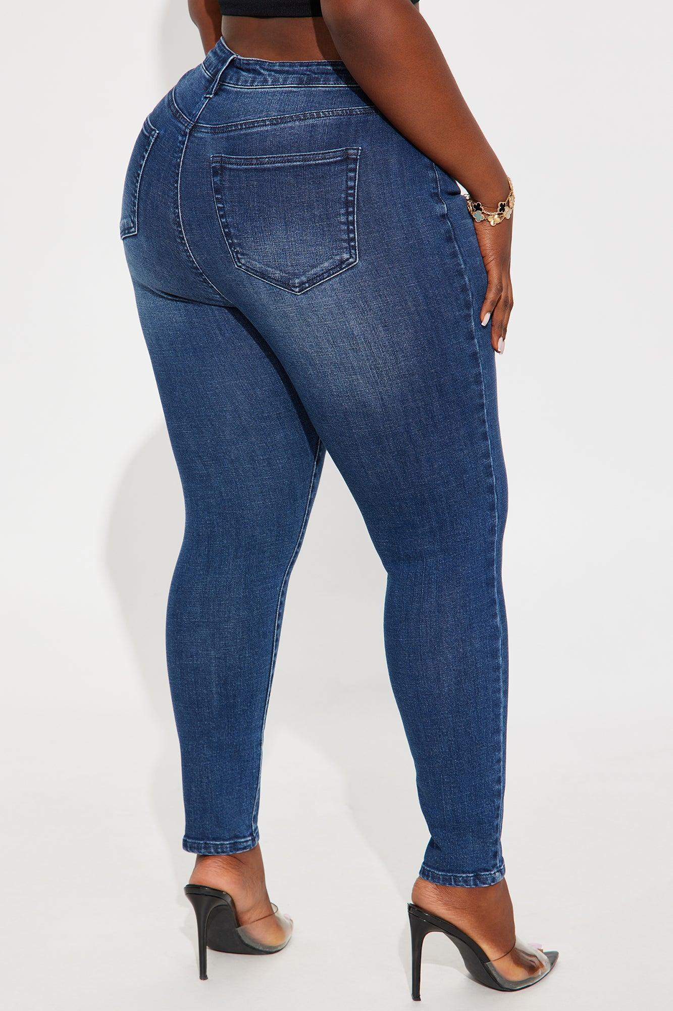 Top Notch High Rise Skinny Jeans - Dark Wash Female Product Image