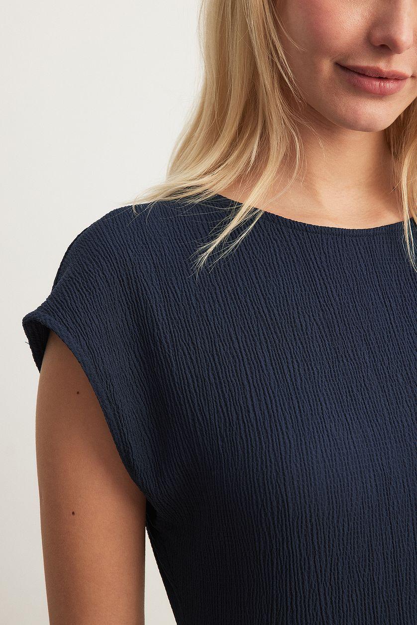 Crinkled Quality High Slit Maxi Dress Product Image