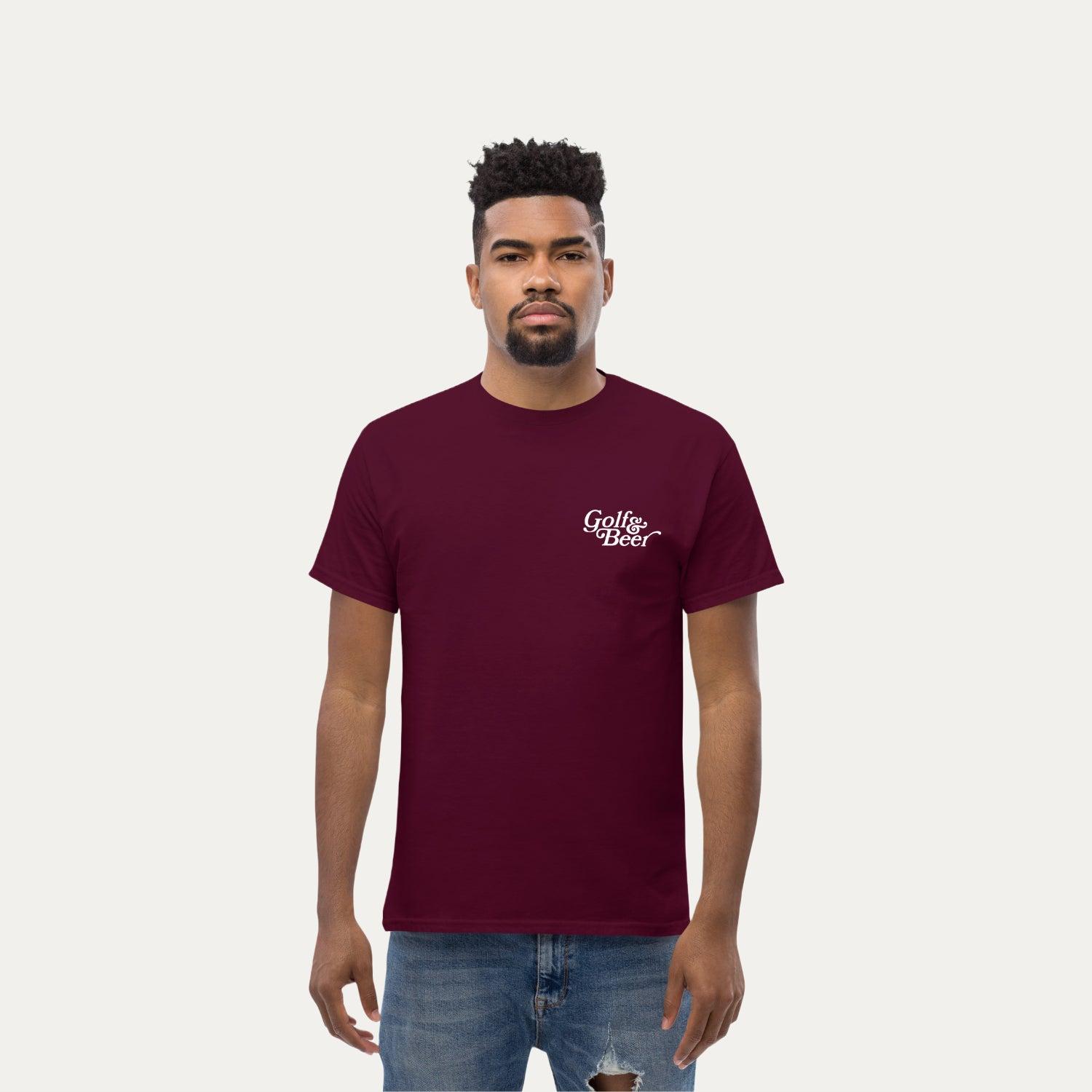 Golf & Beer Graphic Tee Male Product Image