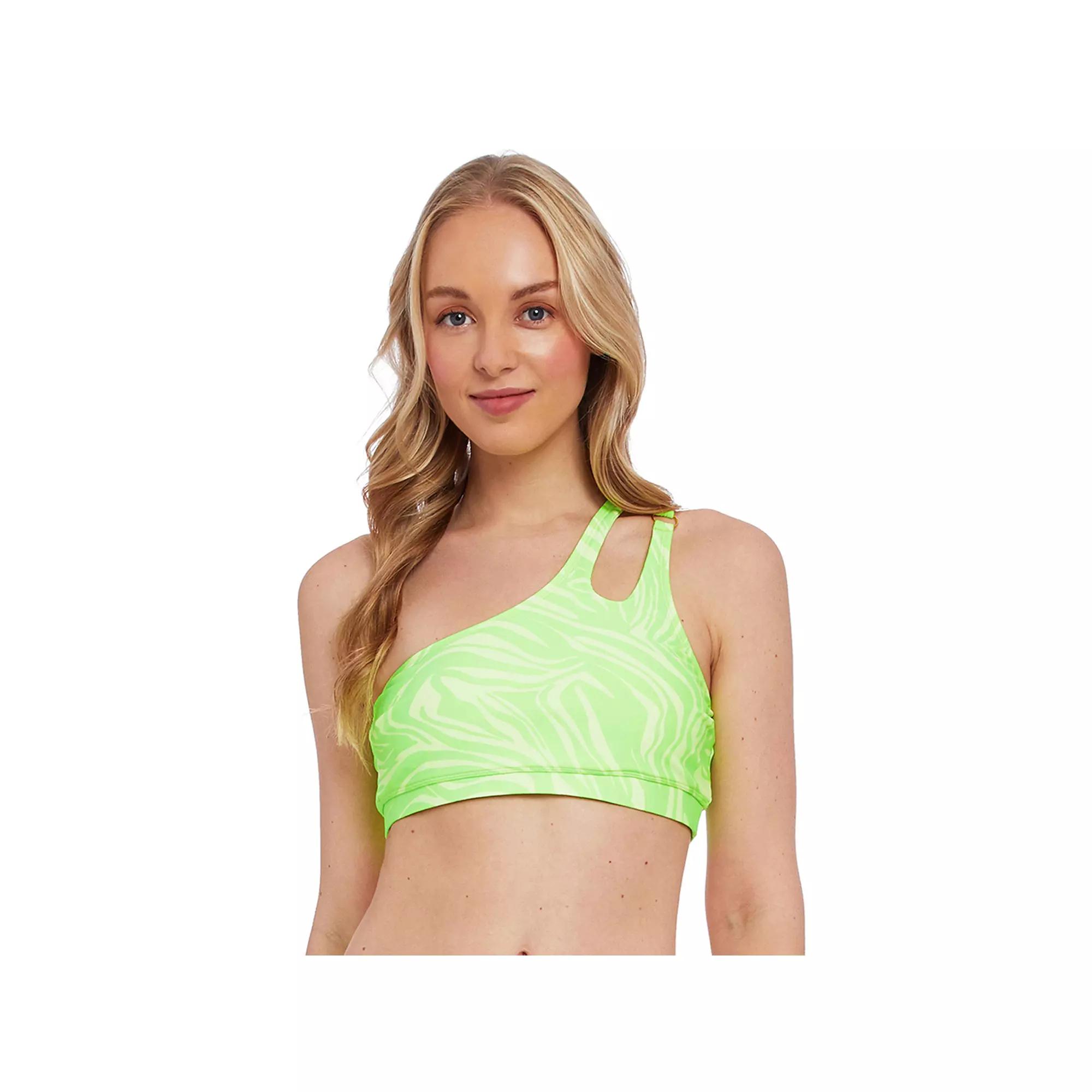 Juniors' Cyn & Luca One-Shoulder Bikini Top, Women's,  Product Image