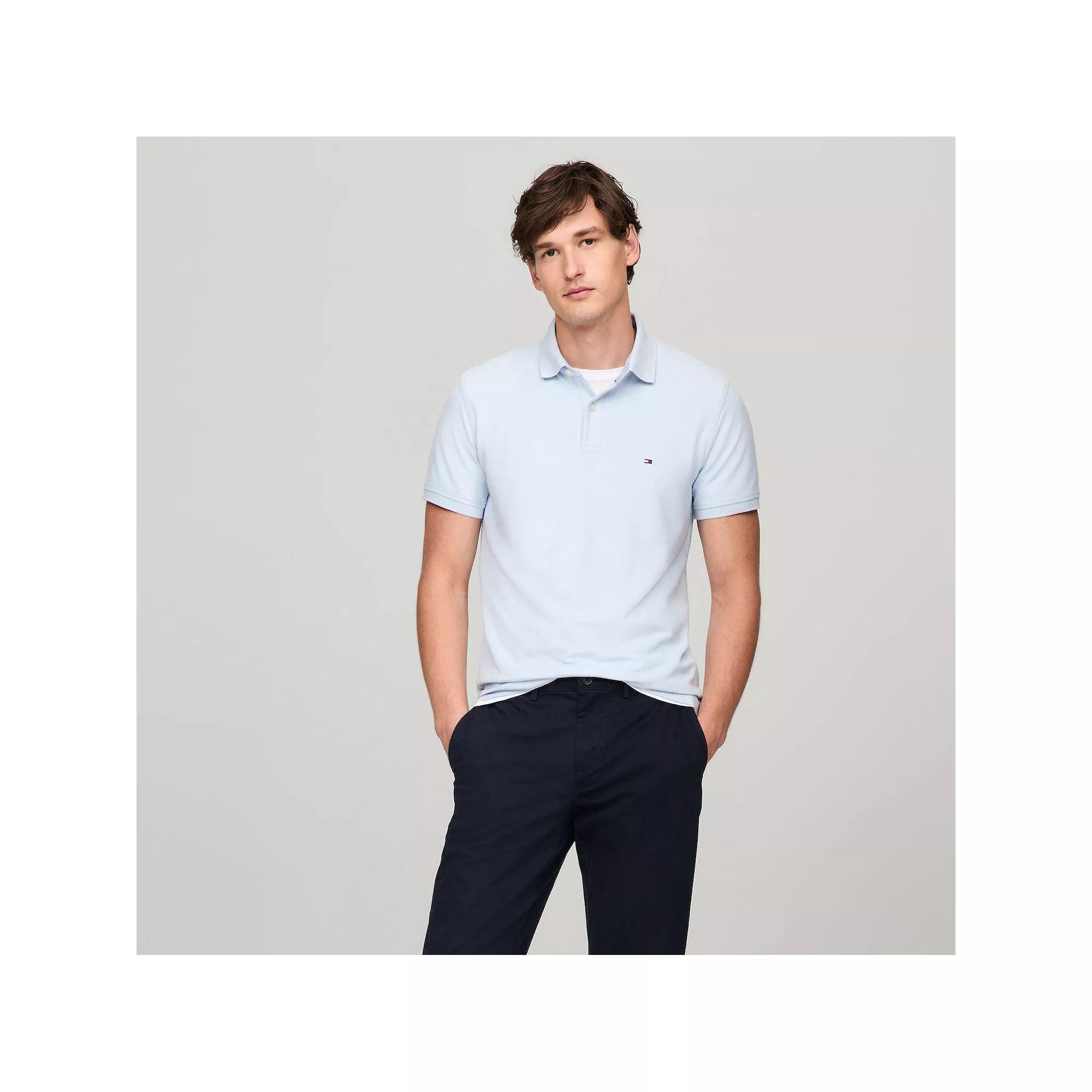 Men's Tommy Hilfiger Justin Polo, Size: Large, Breezy Blue Product Image