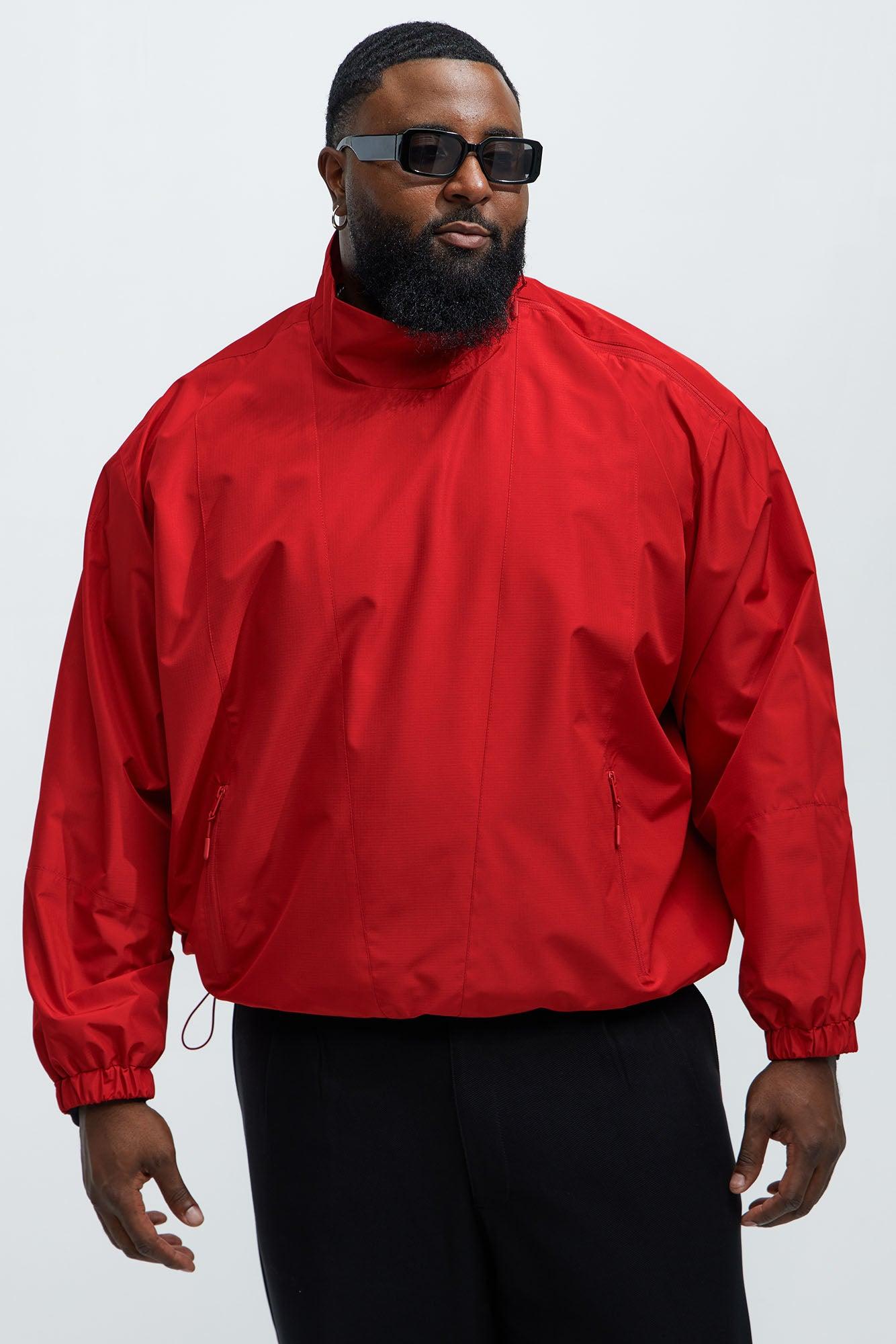 Wide Awake Lightweight Tech Jacket - Red Product Image