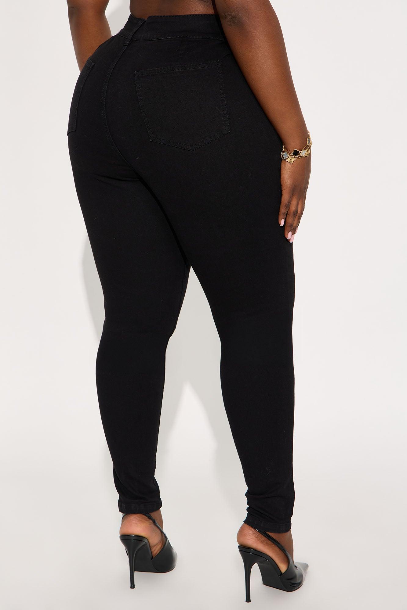 Tall Enough Said High Stretch Skinny Jean - Black Female Product Image
