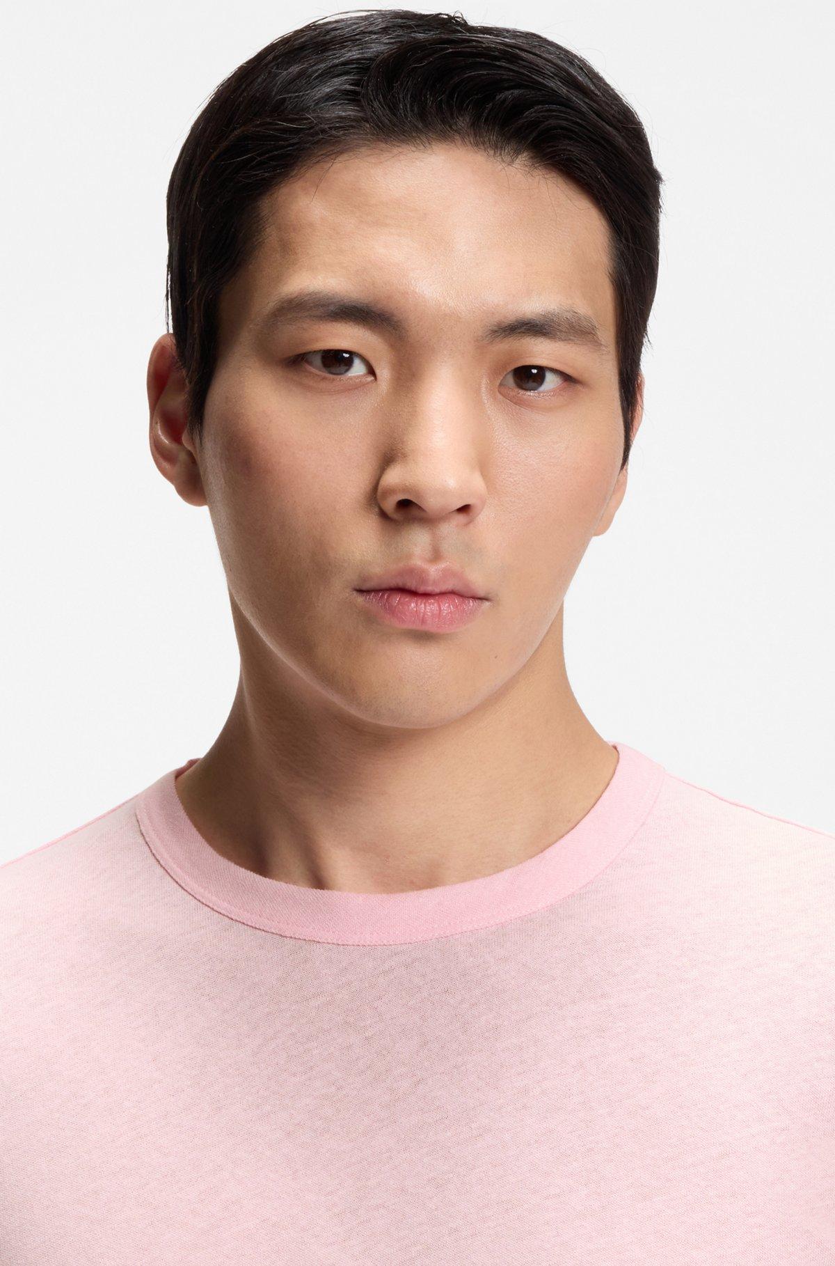 Cotton-linen T-shirt in a regular fit Product Image