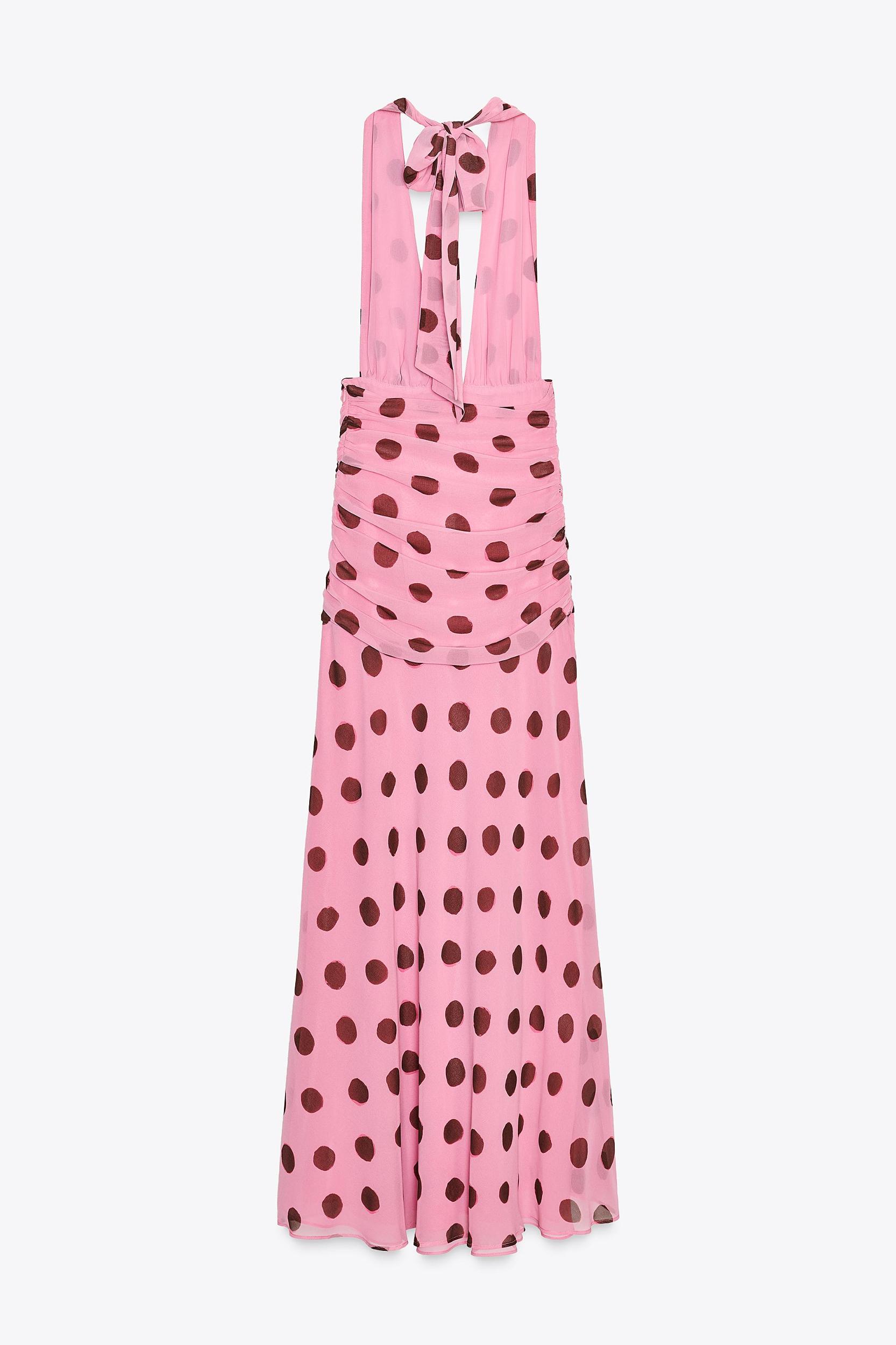 POLKA DOT MAXI DRESS Product Image