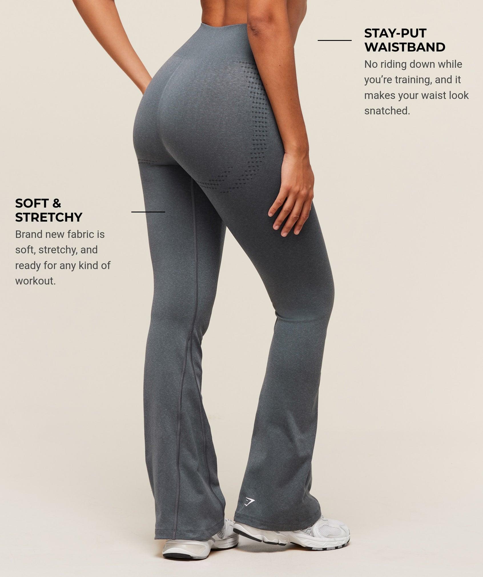 Gymshark Vital Soft Flared Leggings - Strong Grey/Marl Female Product Image