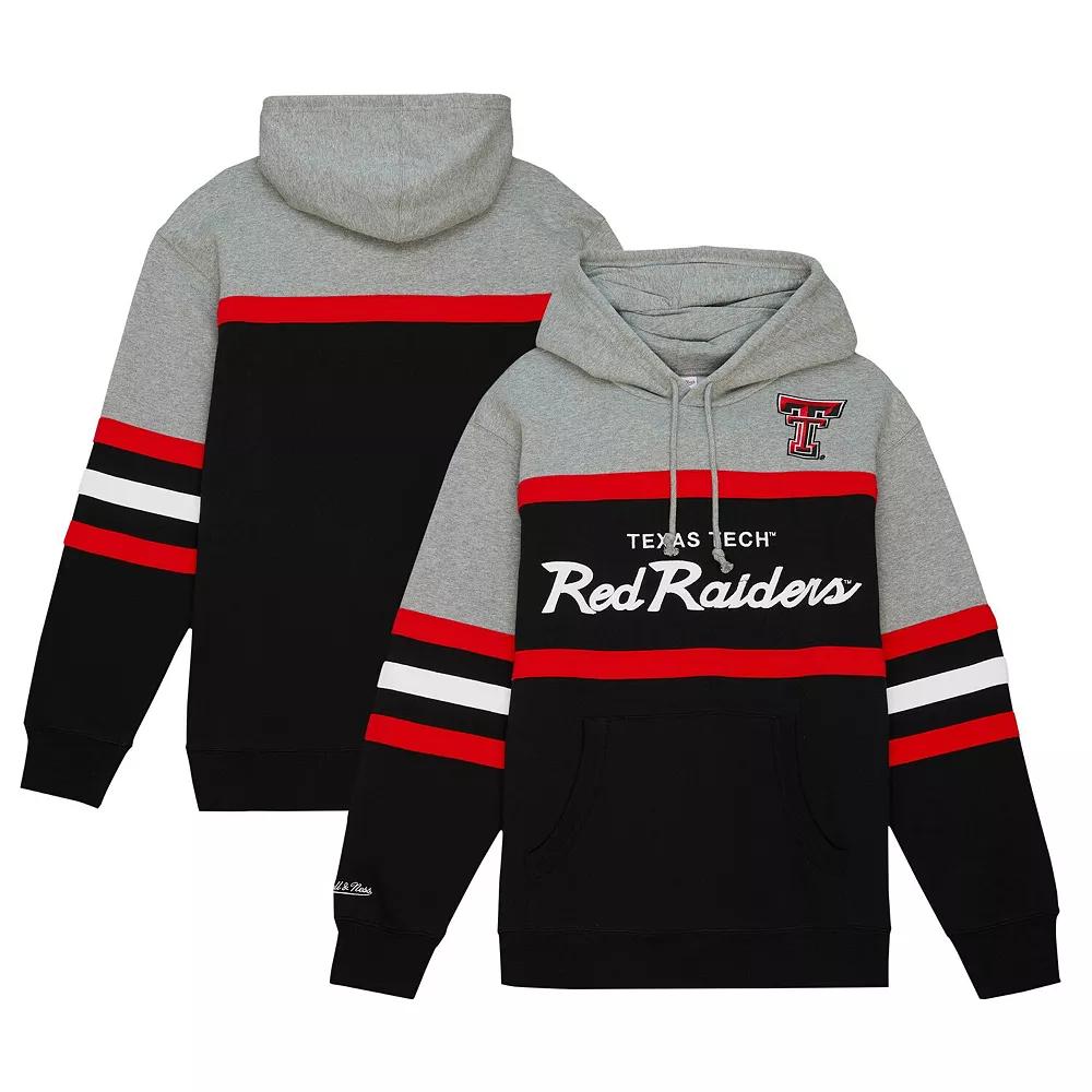 Men's Mitchell & Ness Black Texas Tech Red Raiders Head Coach Pullover Hoodie, Size: Small Product Image