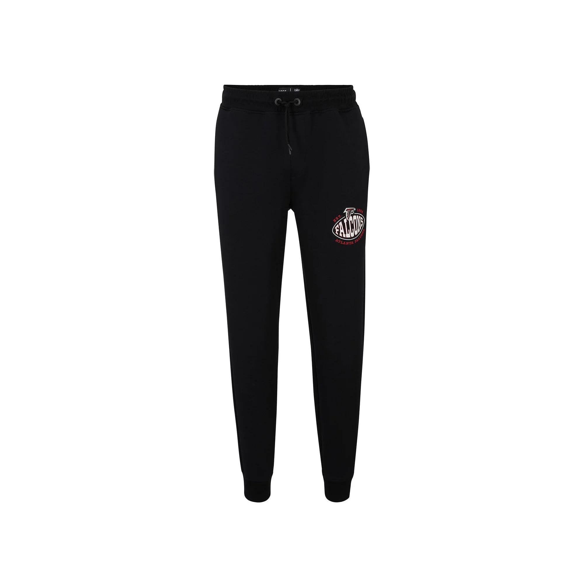 Men's BOSS X NFL Black Atlanta Falcons Sack Tri-Blend Tracksuit Pants,  Product Image