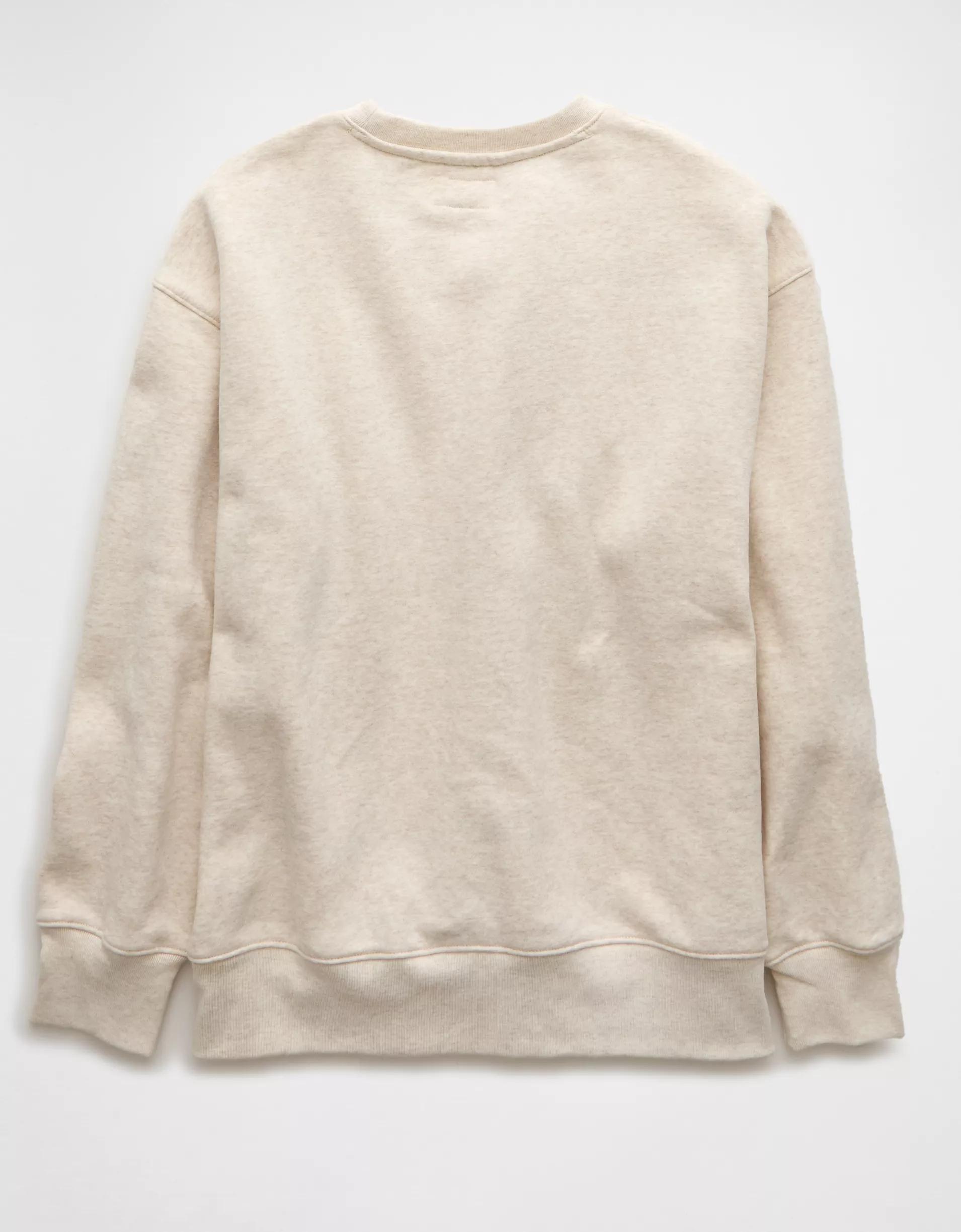 AE Everyday Luxe Crew Neck Sweatshirt Product Image
