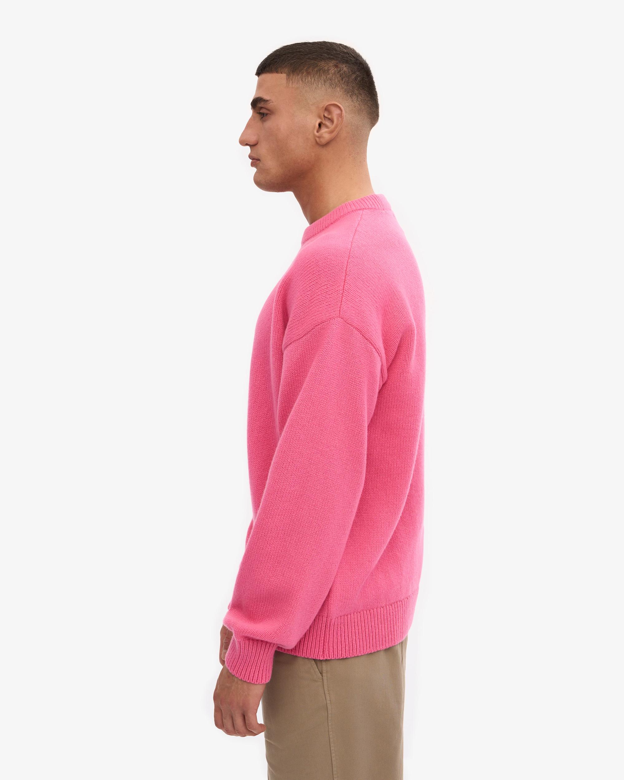 Oversized Merino Wool Crew - Purple Haze Product Image