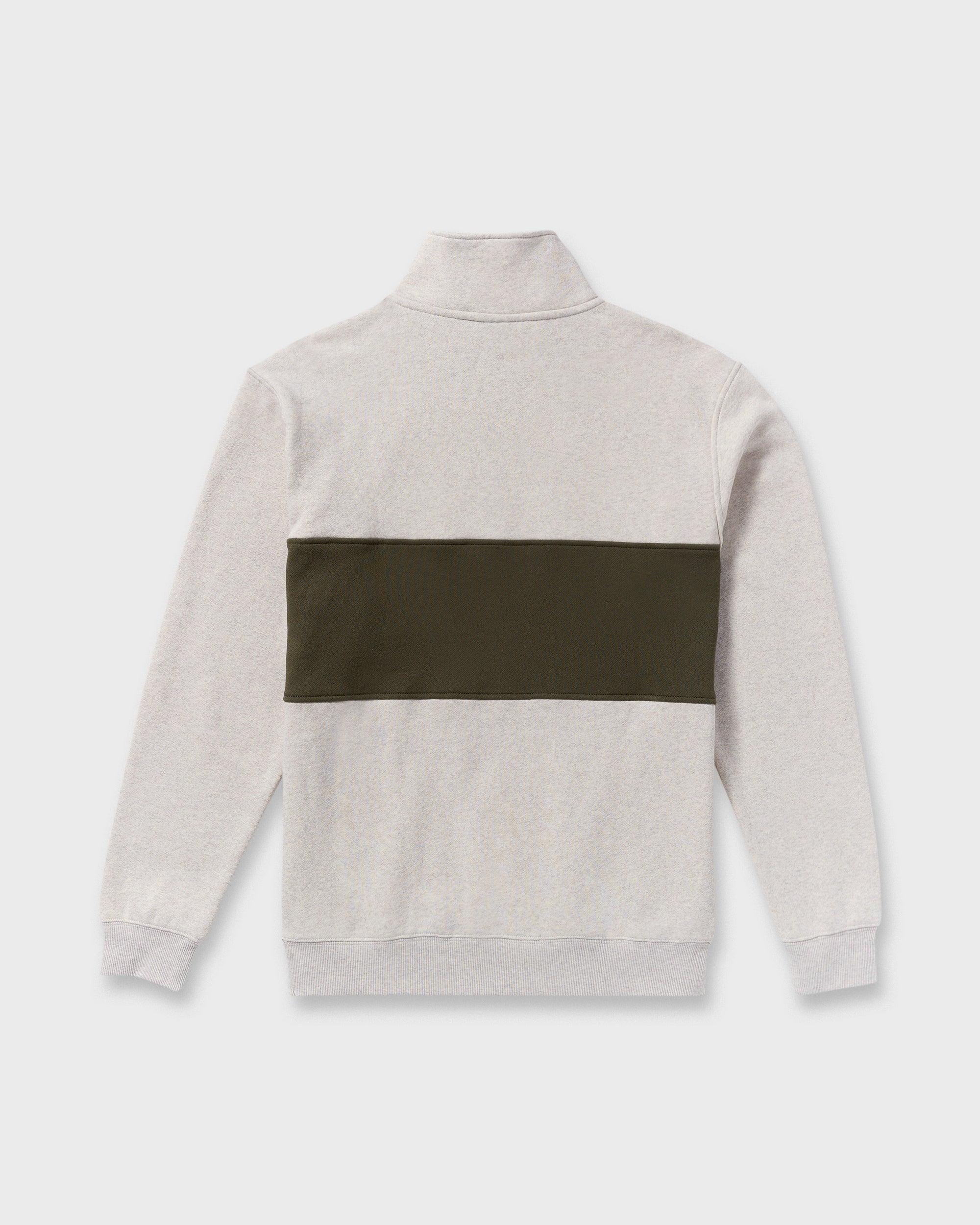 Bad Dog 3/4 Zip Mockneck Sweatshirt - Sand Htr Male Product Image