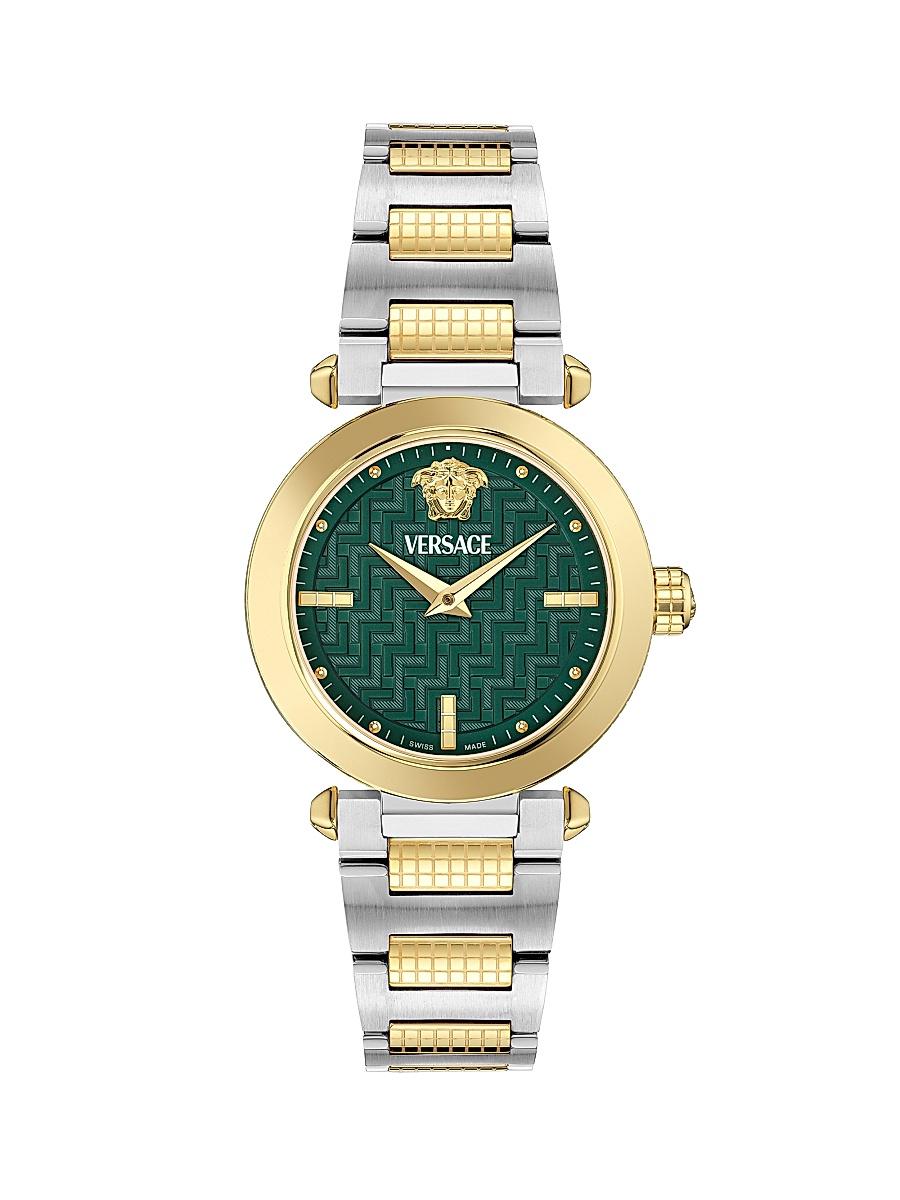 Womens Versace Greek Two-Tone Stainless Steel/35MM Product Image