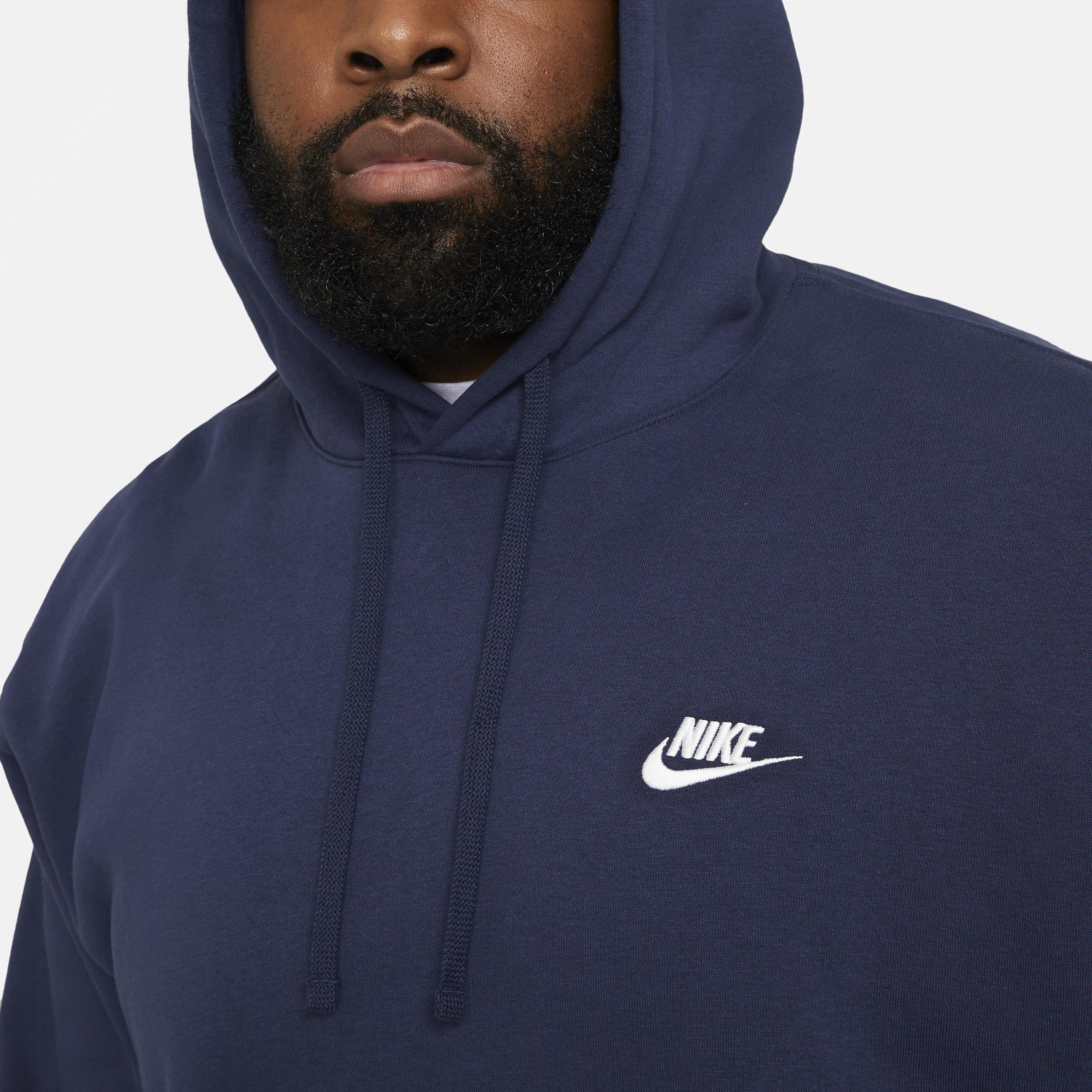 Mens Nike Sportswear Club Fleece Pullover Hoodie | BV2654-410 Product Image